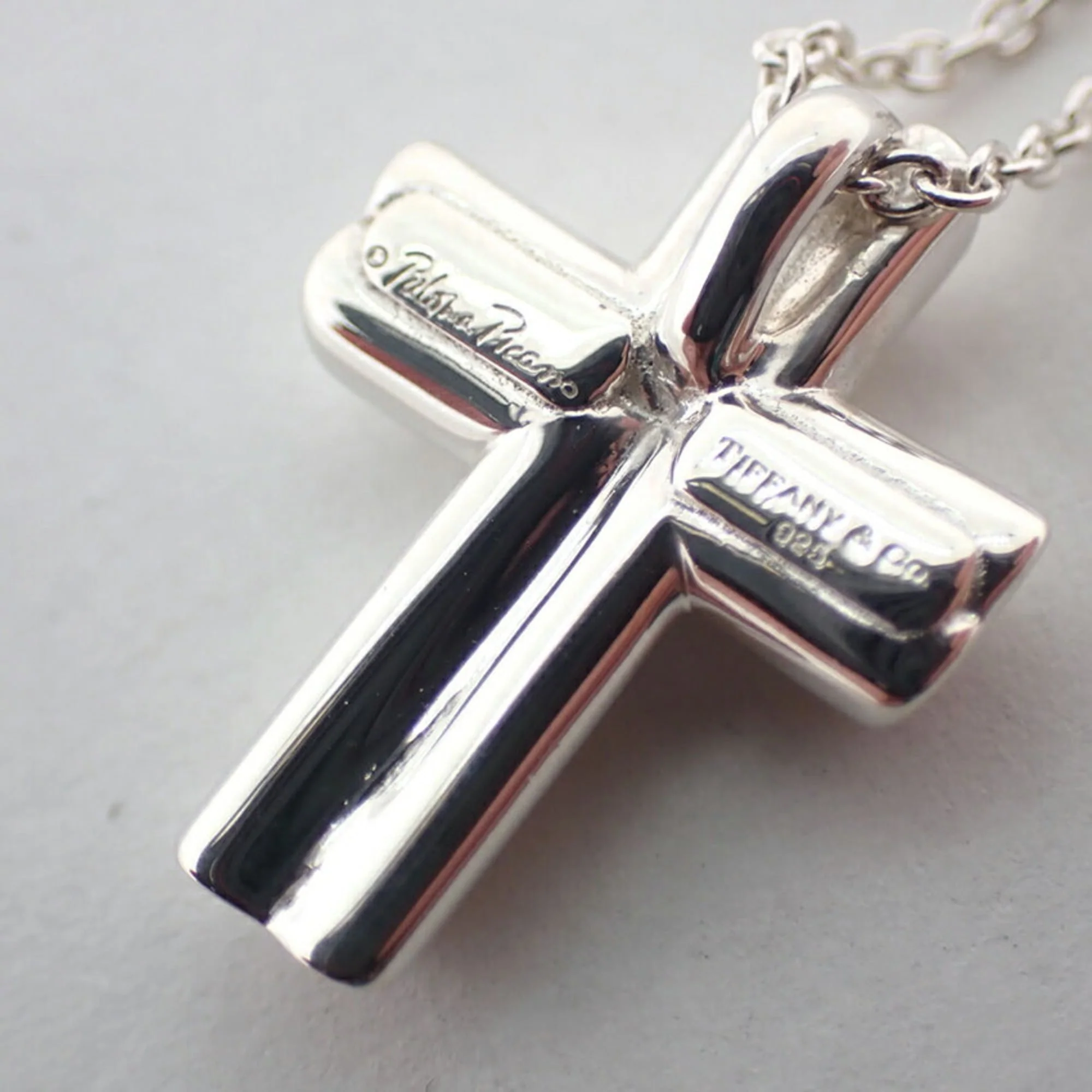 Tenderness Heart Cross Pendant Necklace Sterling Silver - Image 9