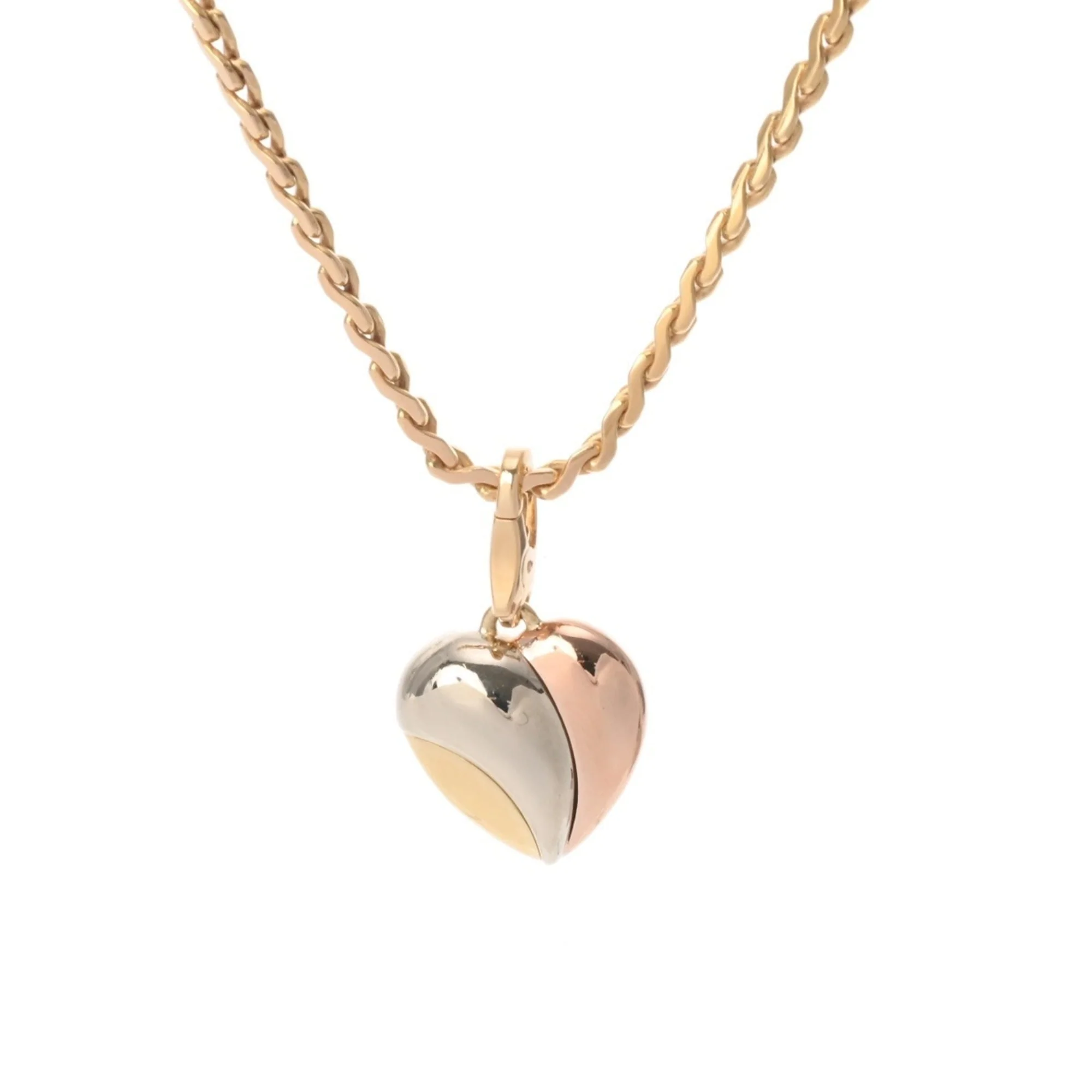 Trinity Pendant Necklace 18K Tricolor Gold - Image 3