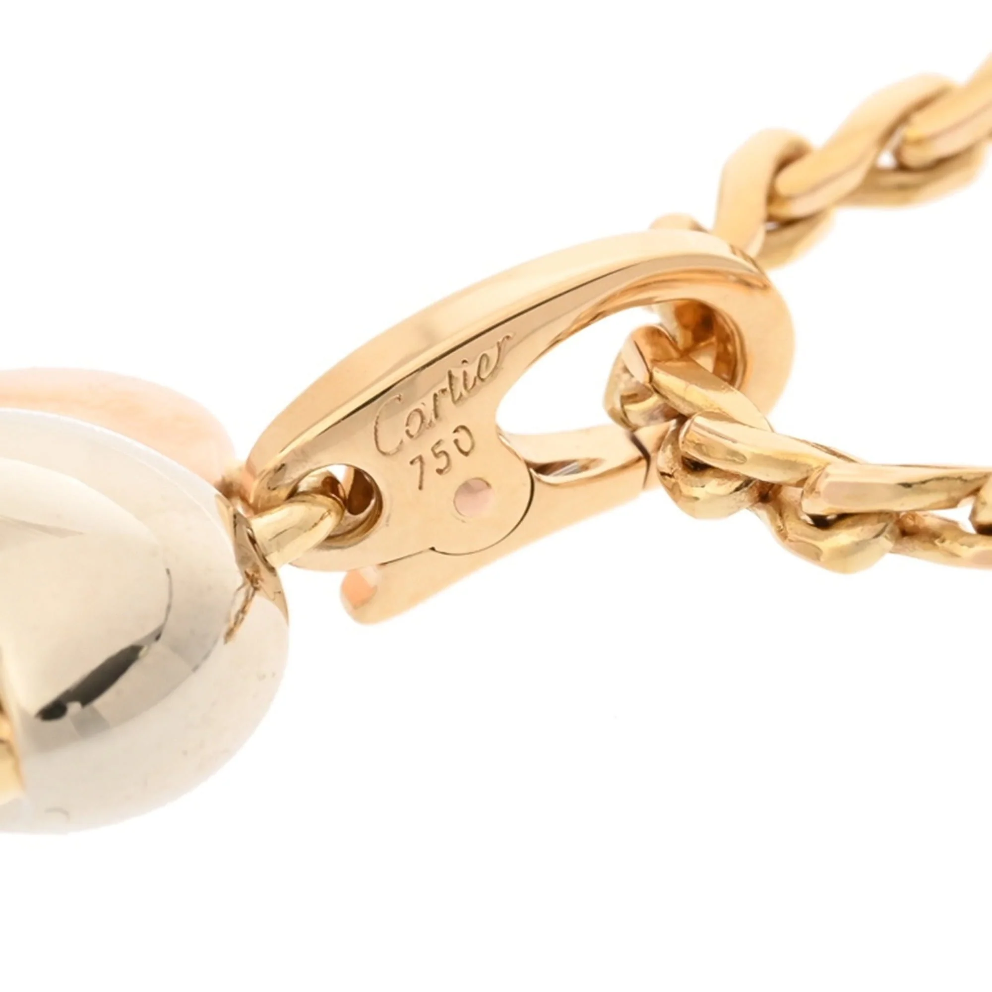 Trinity Pendant Necklace 18K Tricolor Gold - Image 7