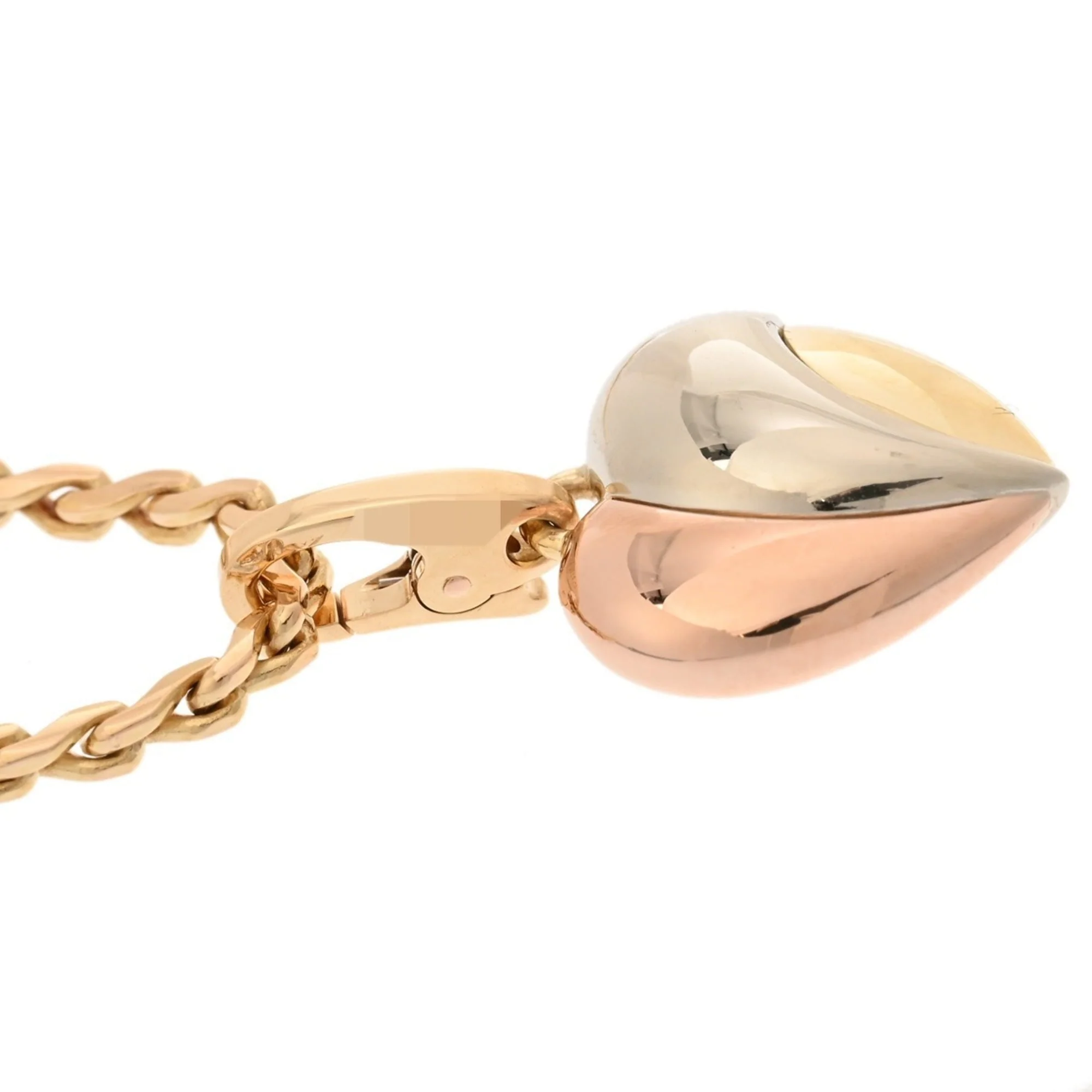 Trinity Pendant Necklace 18K Tricolor Gold - Image 8