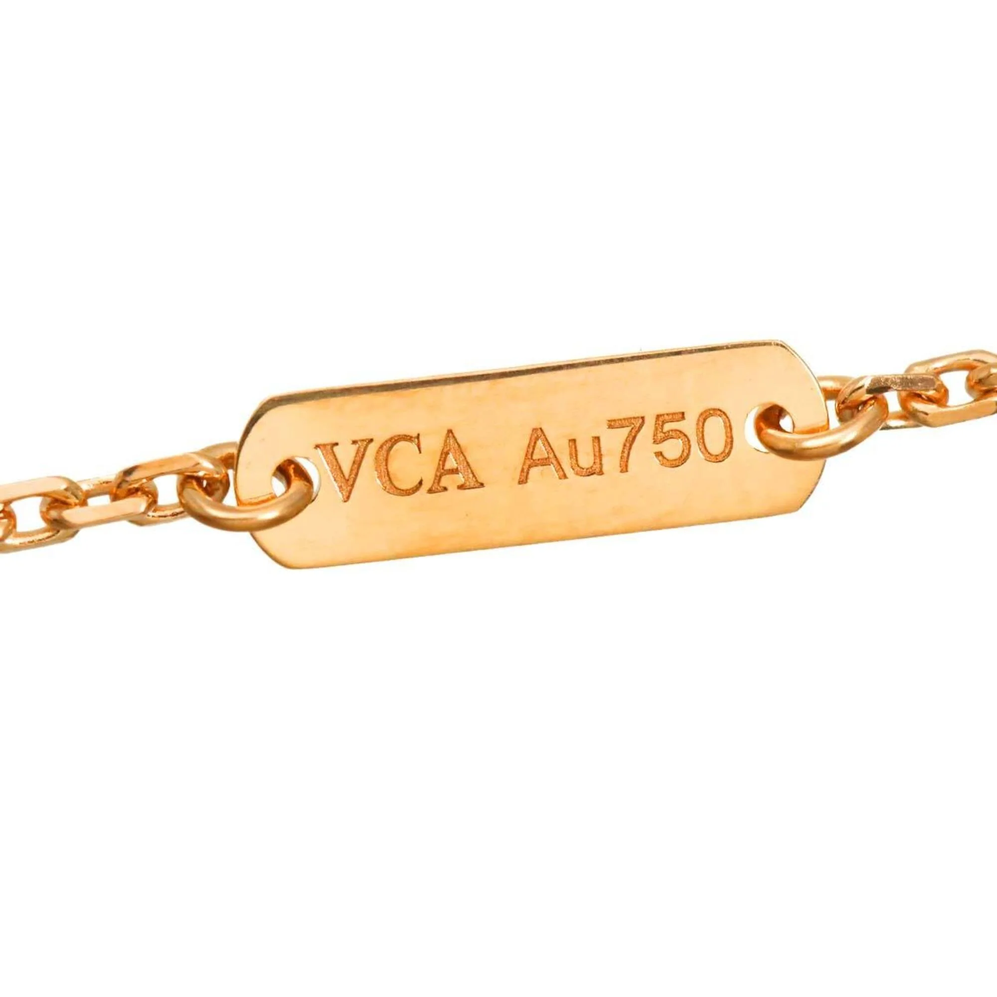 Alhambra Pendant Necklace 18K Rose Gold - Image 4