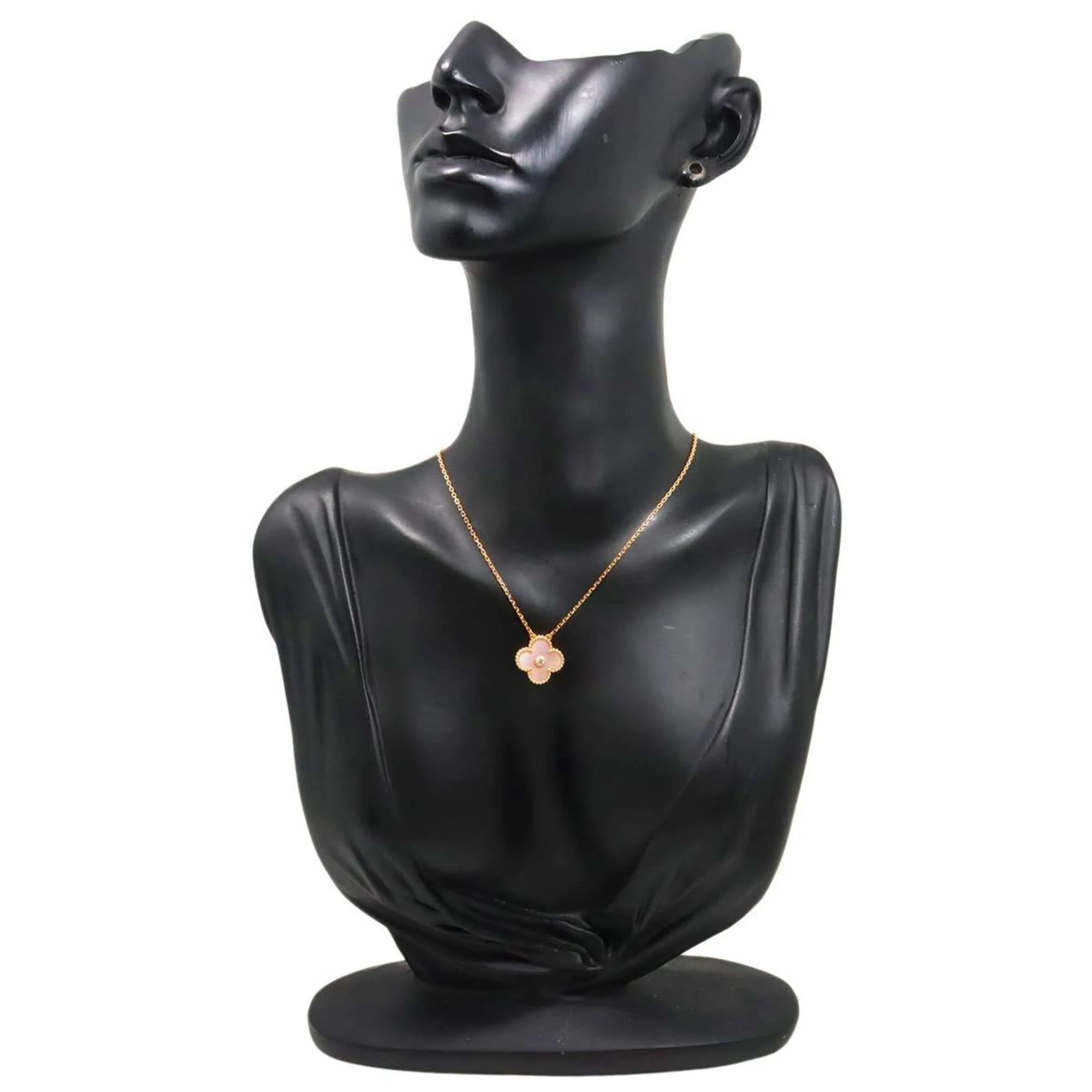 Alhambra Pendant Necklace 18K Rose Gold - Image 9