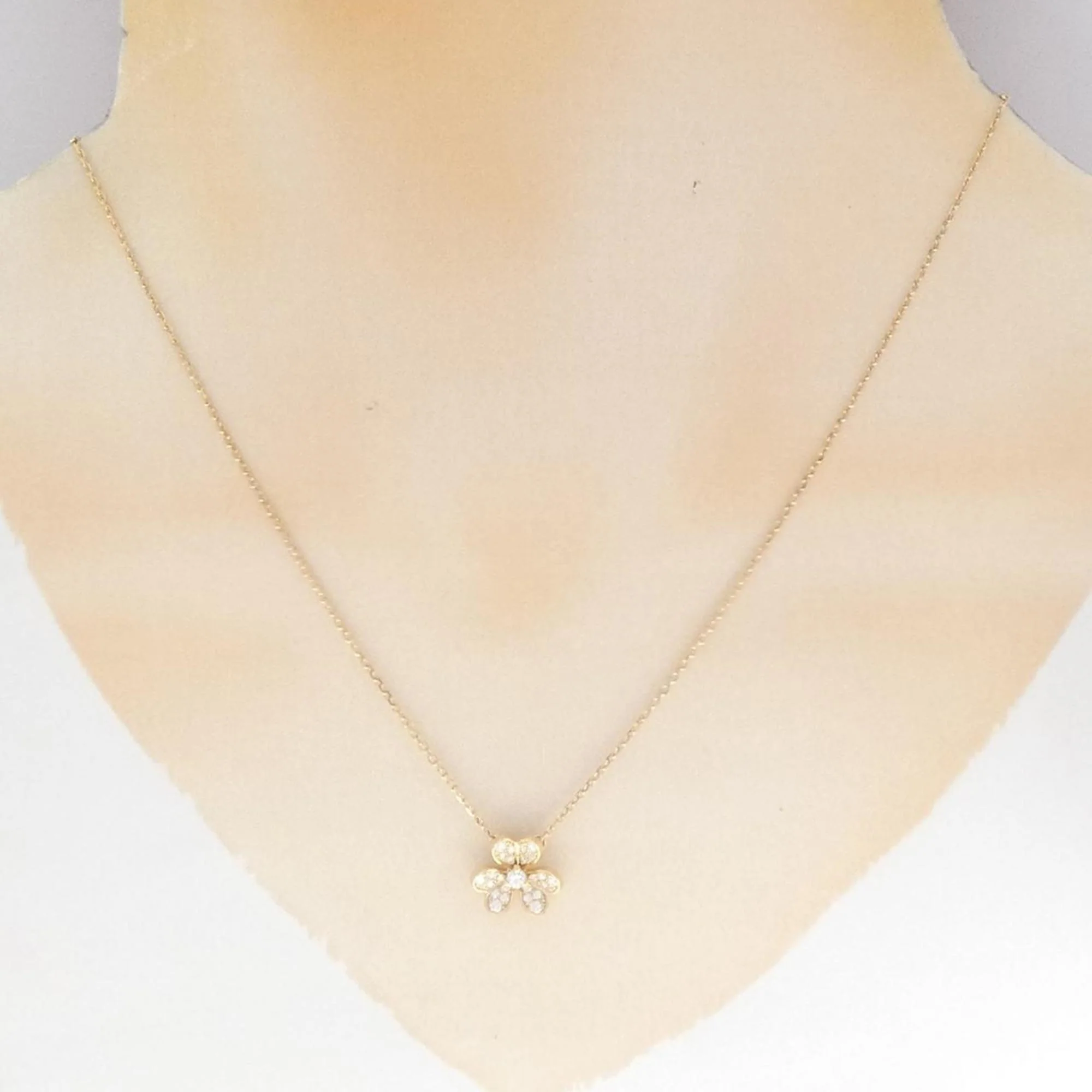 Frivole Mini Pendant Necklace 18K Yellow Gold with Diamond - Image 6