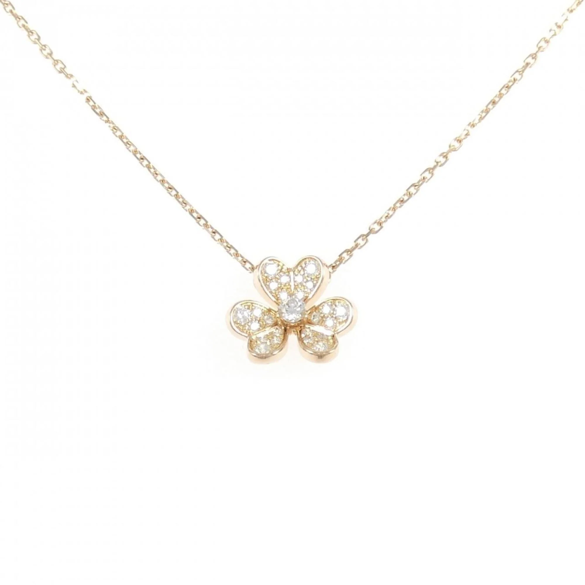 Frivole Pendant Necklace 18K Rose Gold with Diamond