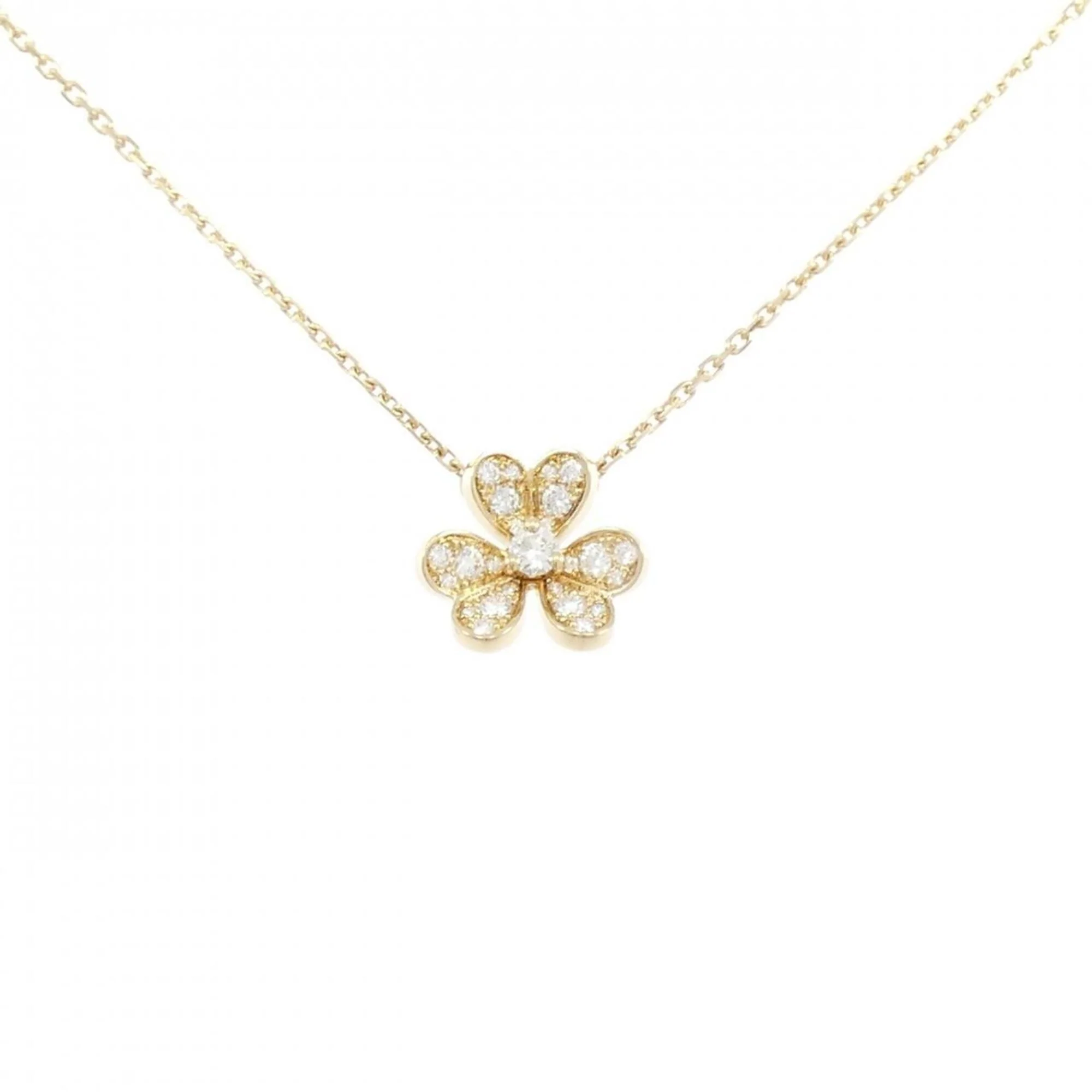 Frivole Pendant Necklace 18K Yellow Gold with Diamond