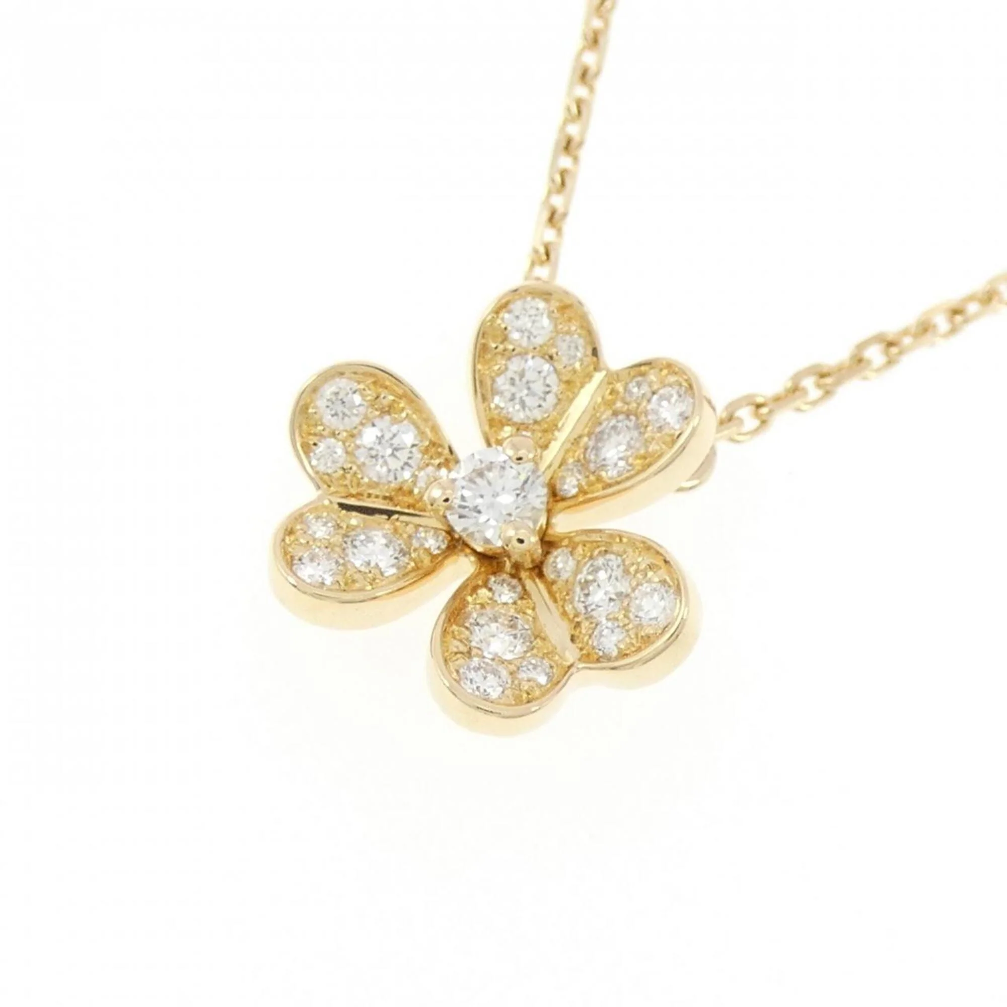 Frivole Pendant Necklace 18K Yellow Gold with Diamond - Image 3