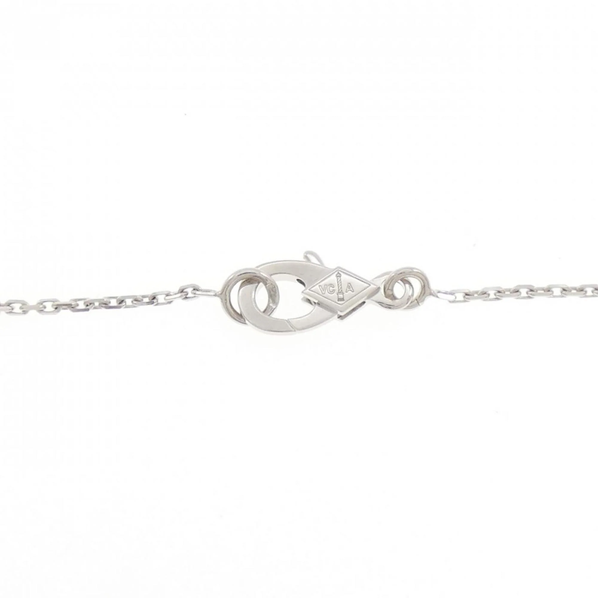 Pendant Necklace 18K White Gold with Diamond - Image 5