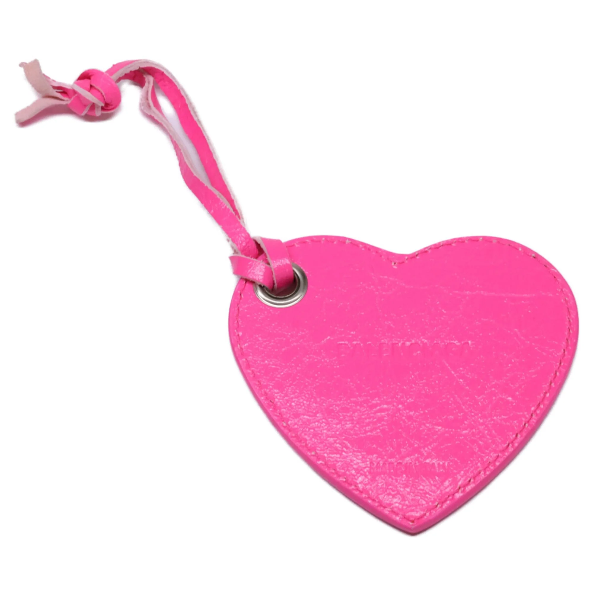 Heart Mirror Charm Pink Handbag Charm