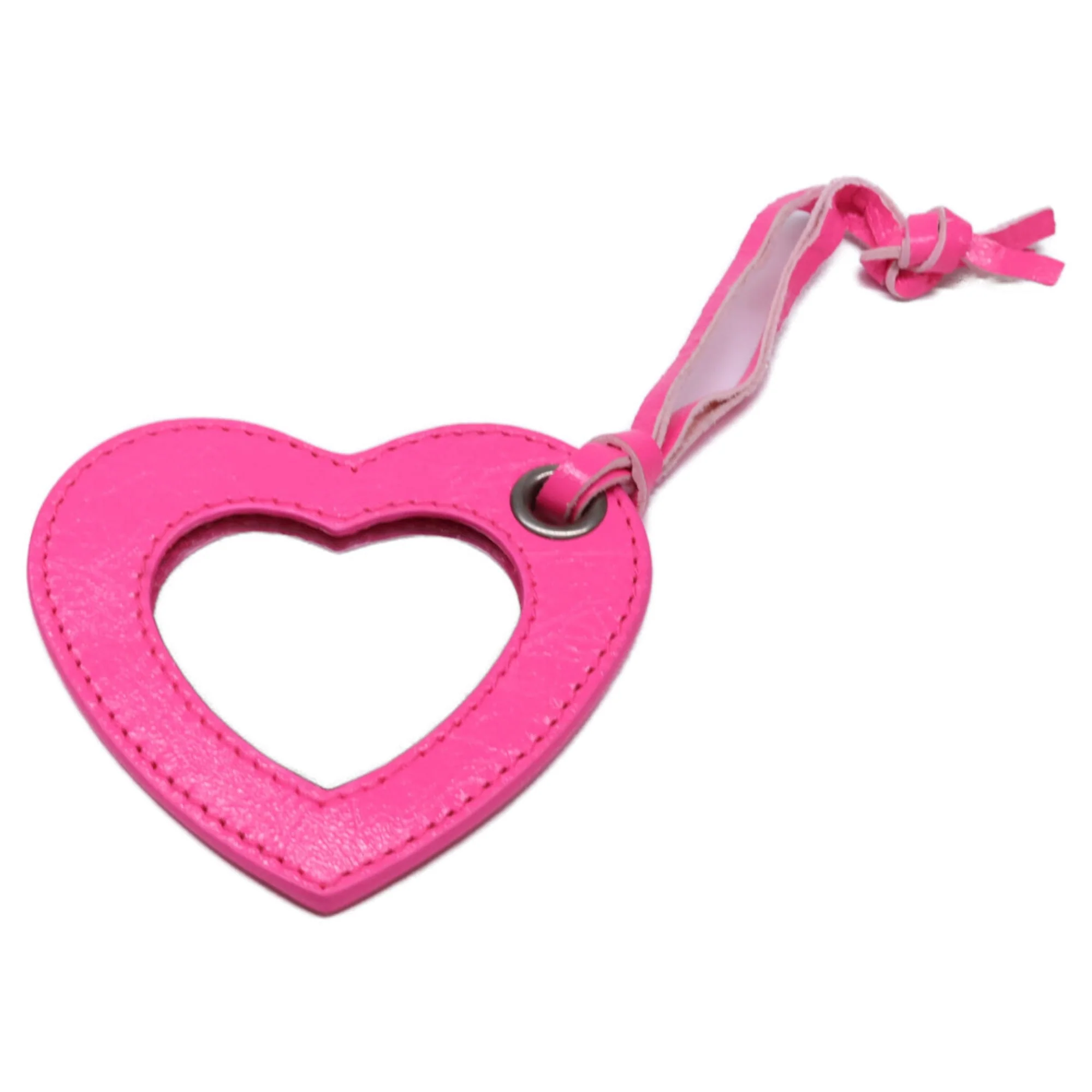 Heart Mirror Charm Pink Handbag Charm - Image 6