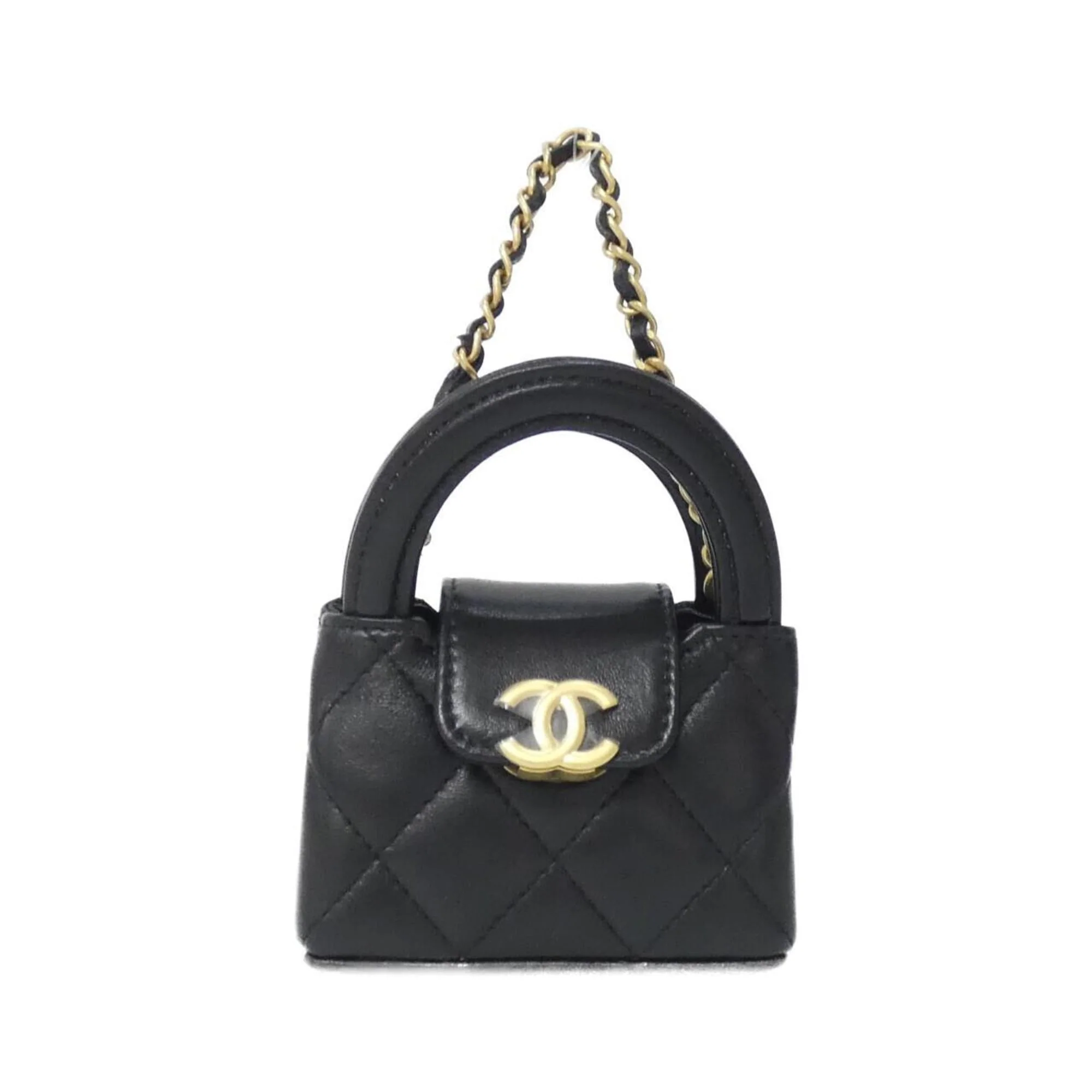 Charm Black and Gold Handbag Charm