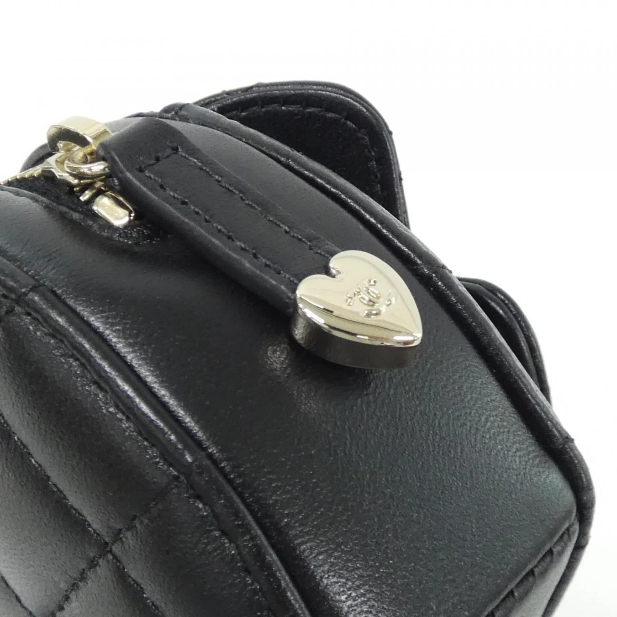Charm Leather Black Handbag Charm - Image 4