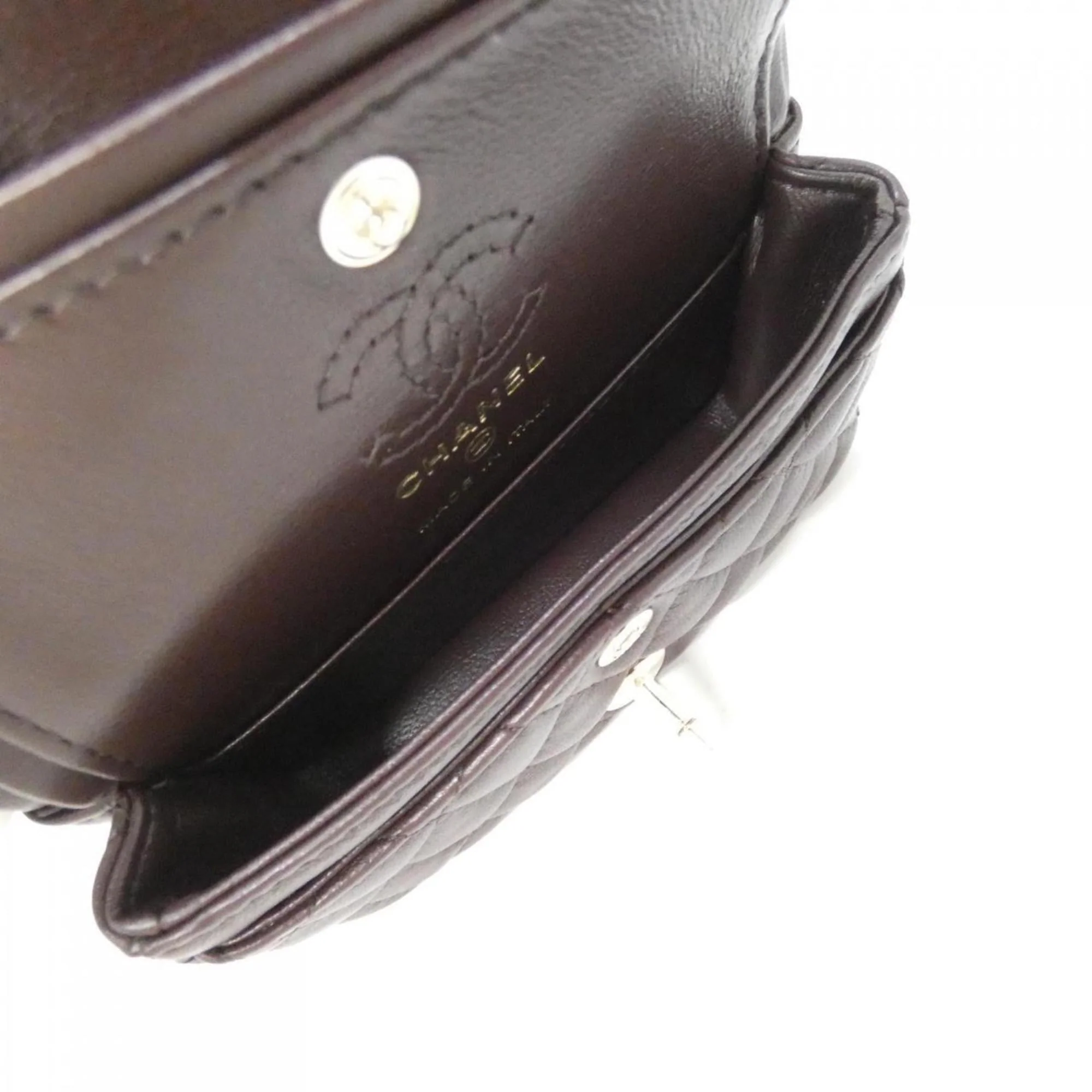 Charm Leather Brown and Gold Handbag Charm - Image 3