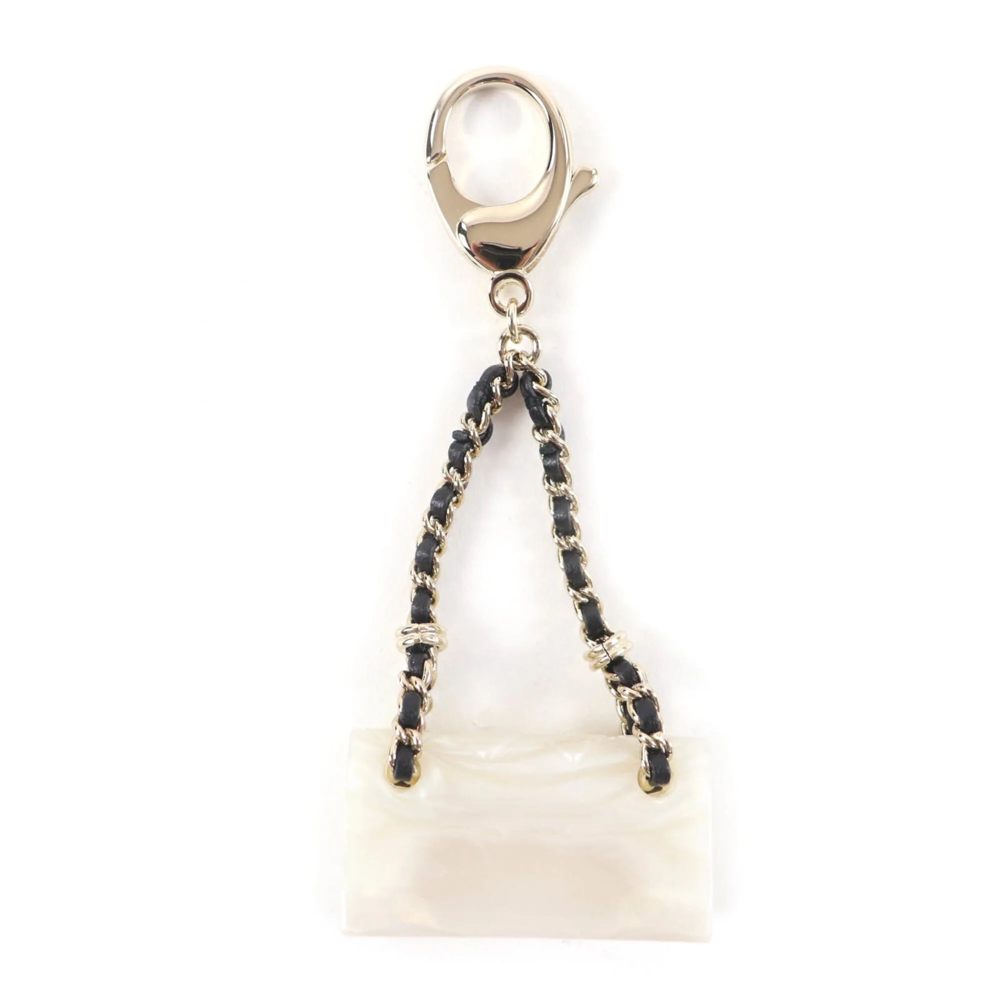 Matelasse Charm Metal Handbag Charm - Image 3