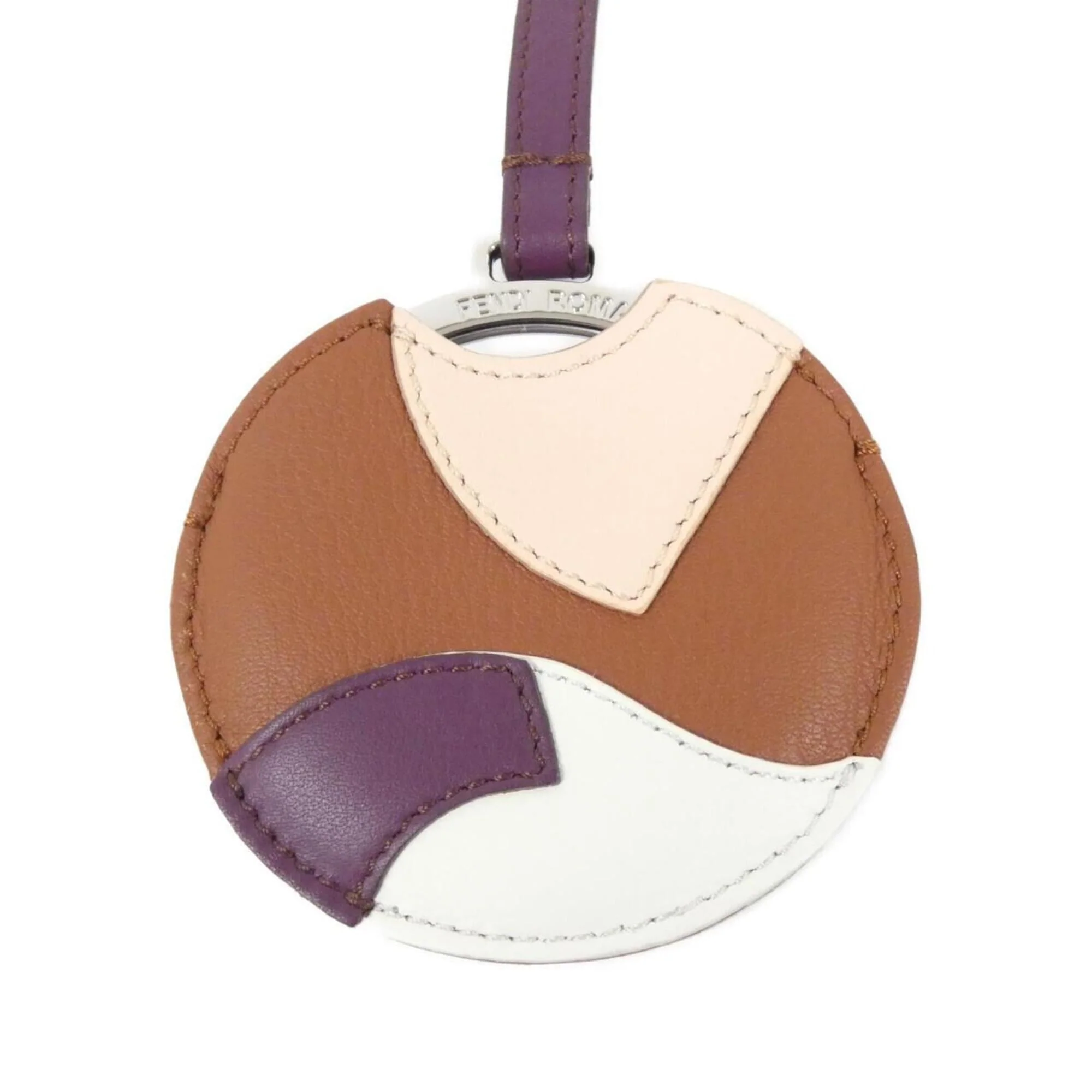 Charm Leather Brown Handbag Charm - Image 2