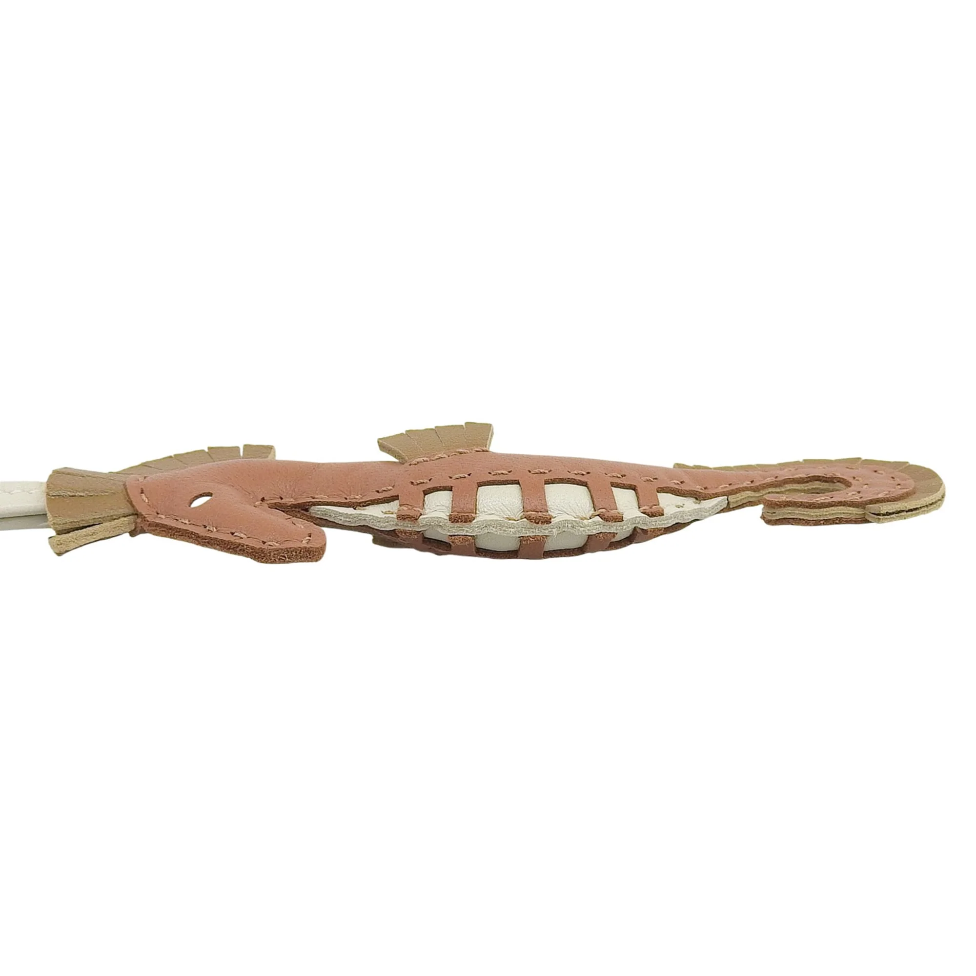 Bag Charm Agneau Milo Brown Kraft Handbag Charm - Image 6