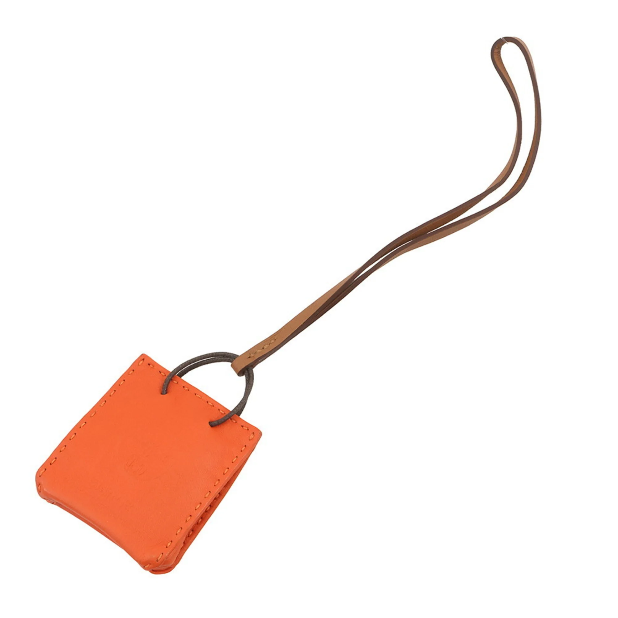 Bag Charm Leather Feu Handbag Charm