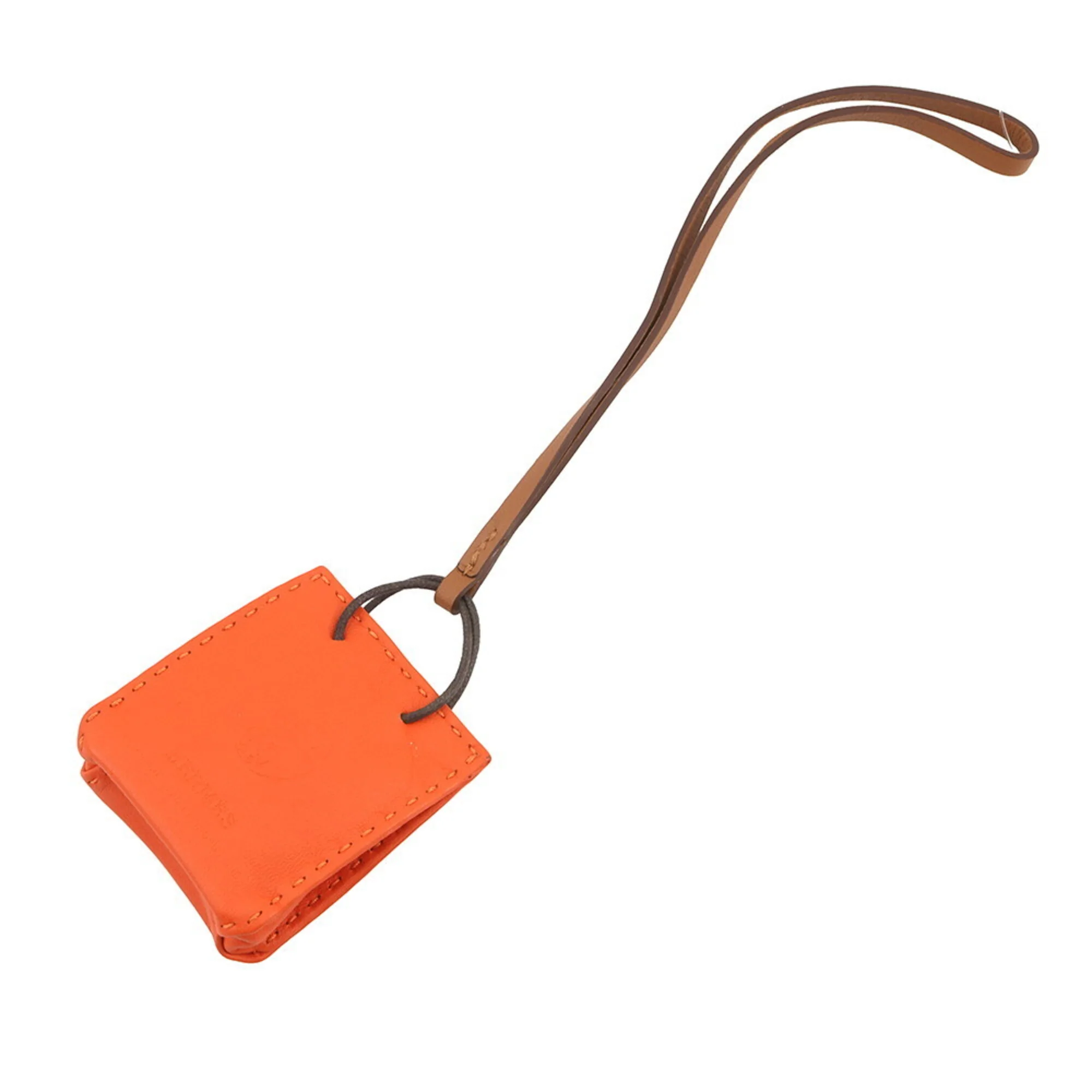 Bag Charm Leather Feu Handbag Charm - Image 3