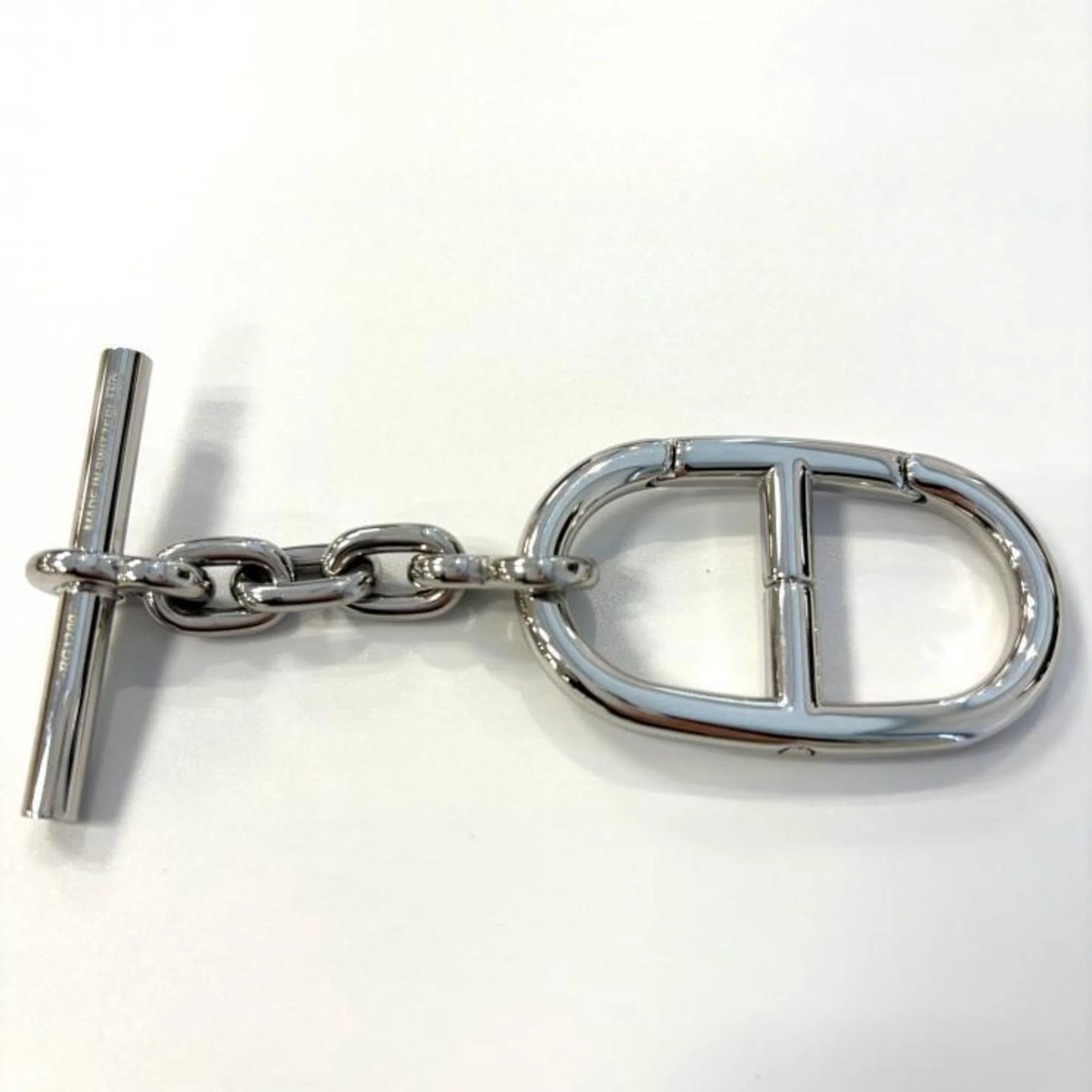Chaine d'Ancre Charm Rhodium Handbag Charm - Image 2