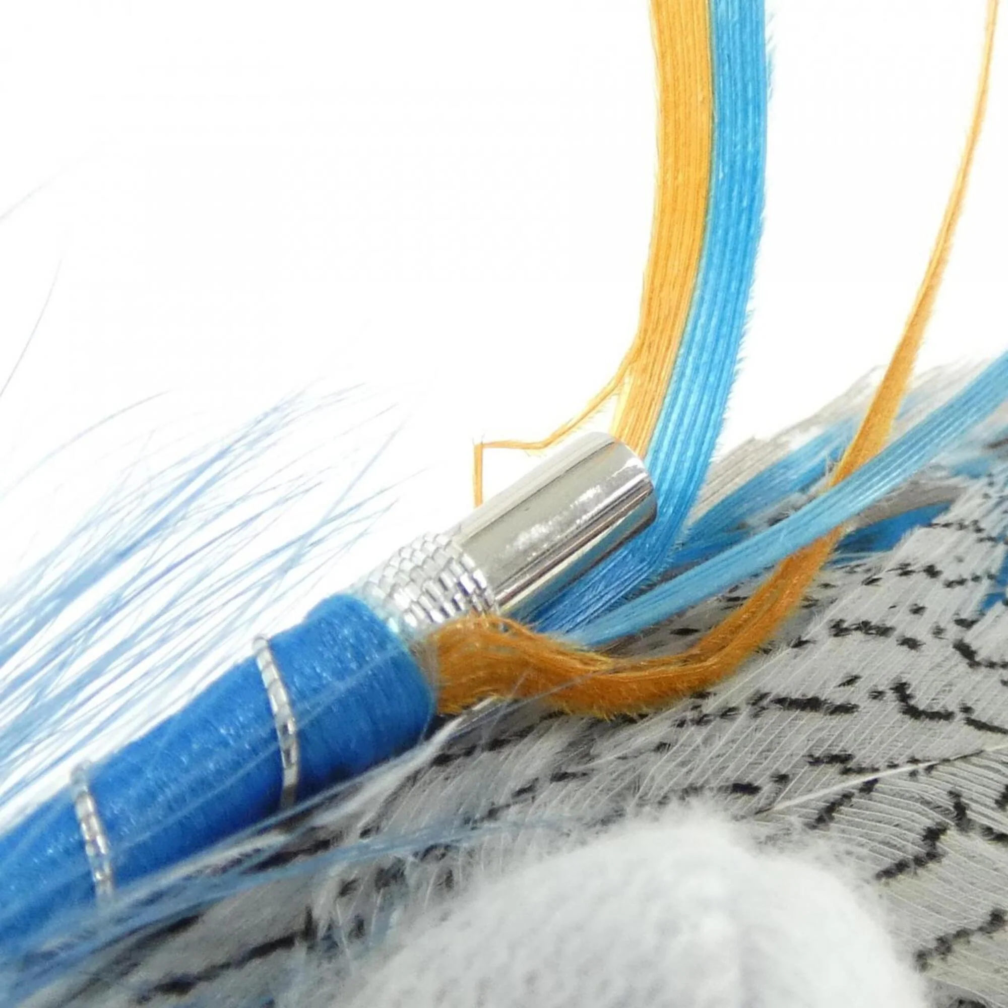 Charm Feathers and Swift Leather Handbag Charm - Image 4