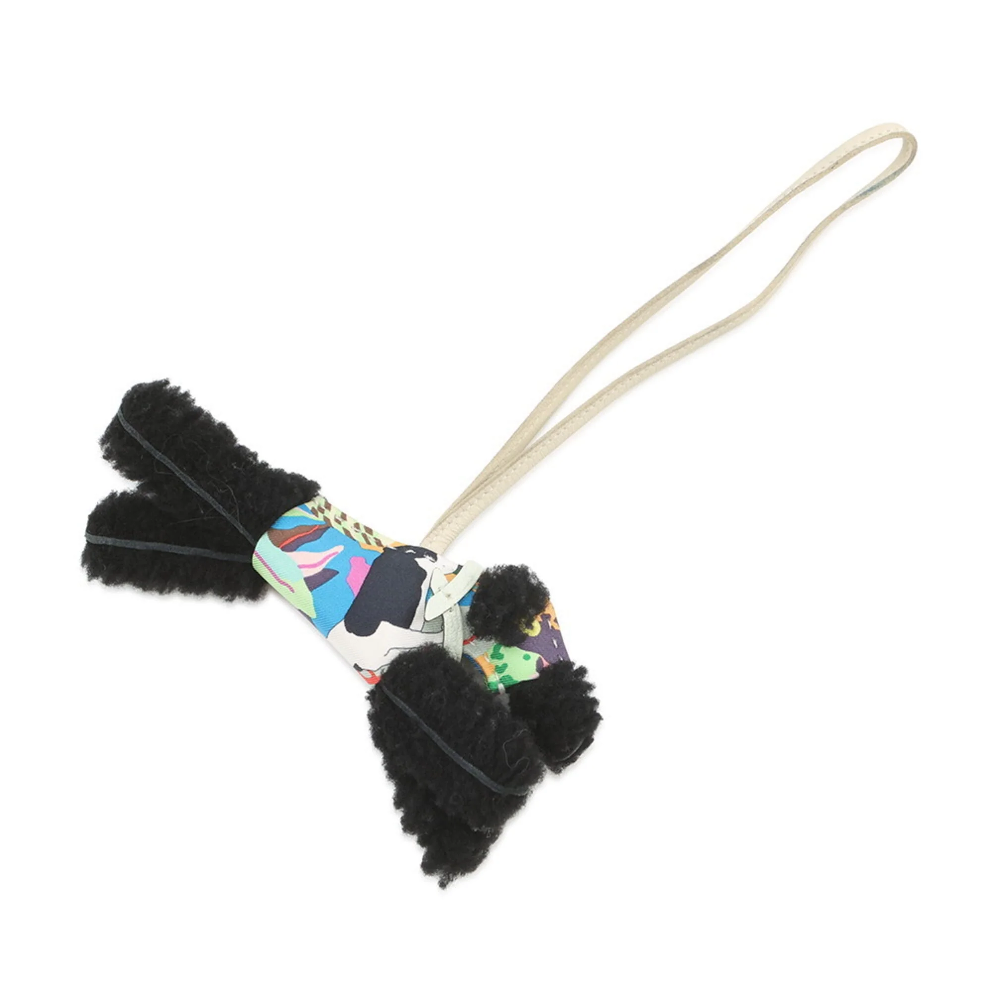 Charm Leather Black Handbag Charm - Image 3
