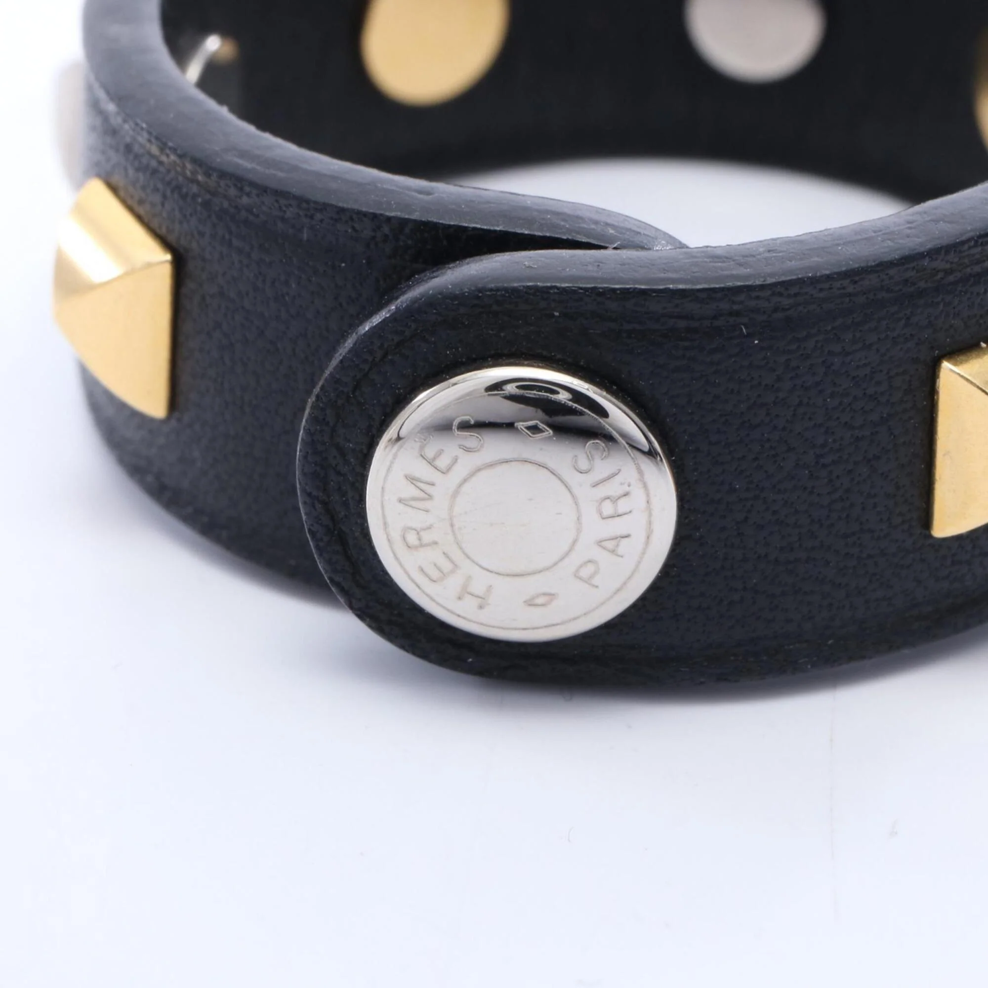 Handbag Charm Leather and Gold and Metal - Image 3