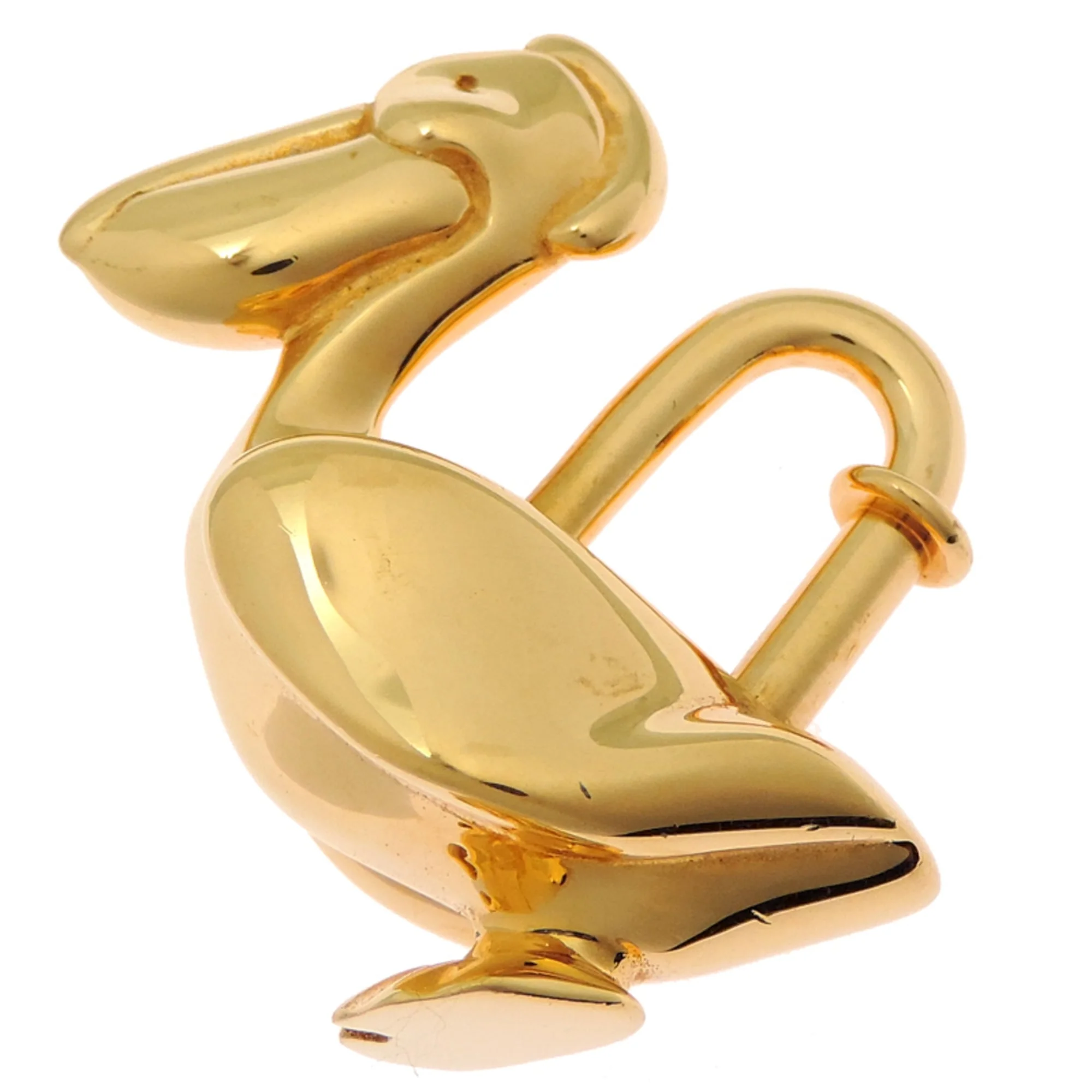 Pelican Cadena 1992 Limited Edition Charm Gold Handbag Charm - Image 2