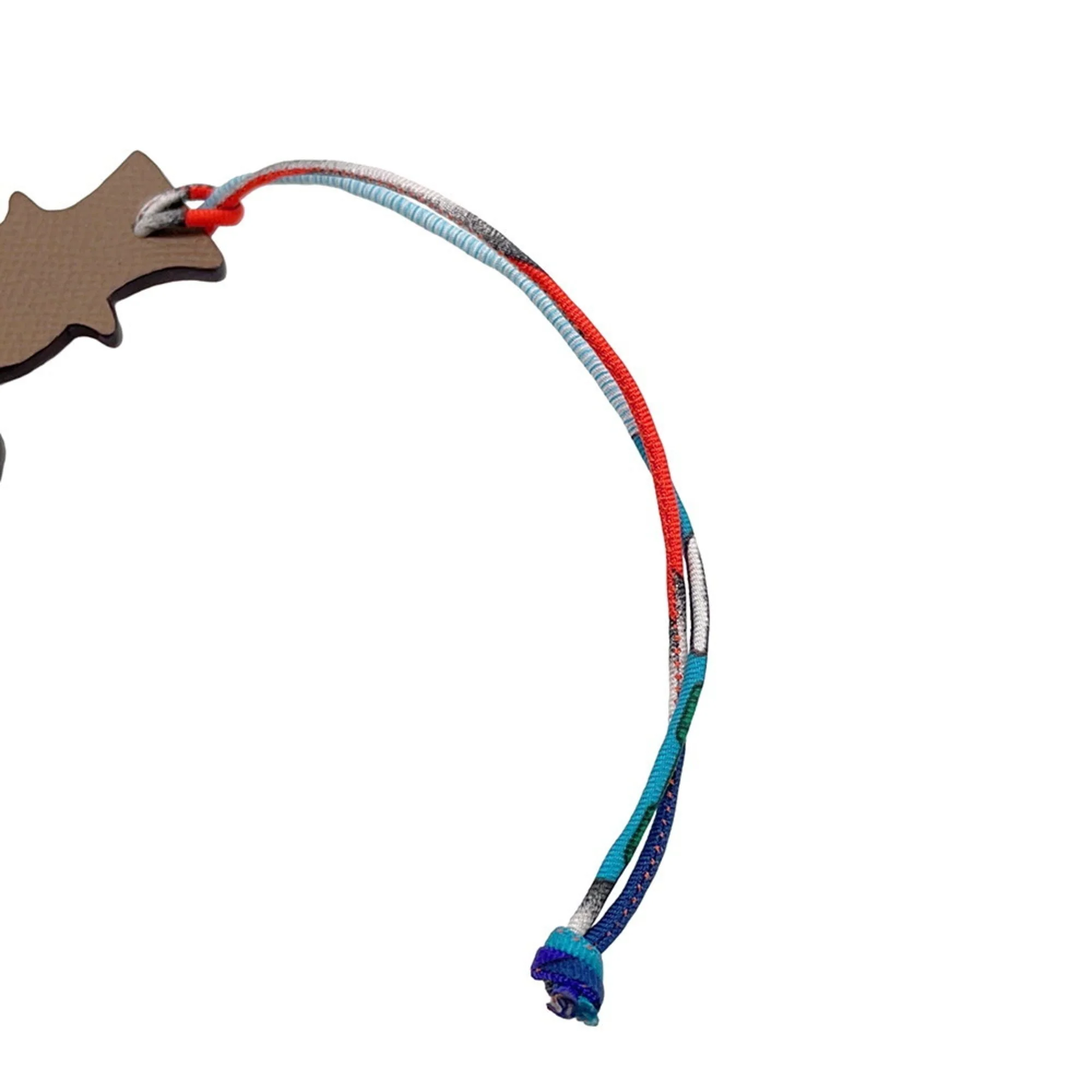 Petit H Snowman Charm Epsom Leather and Togo Leather Blue Indigo and Etoupe Gray Handbag Charm - Image 5