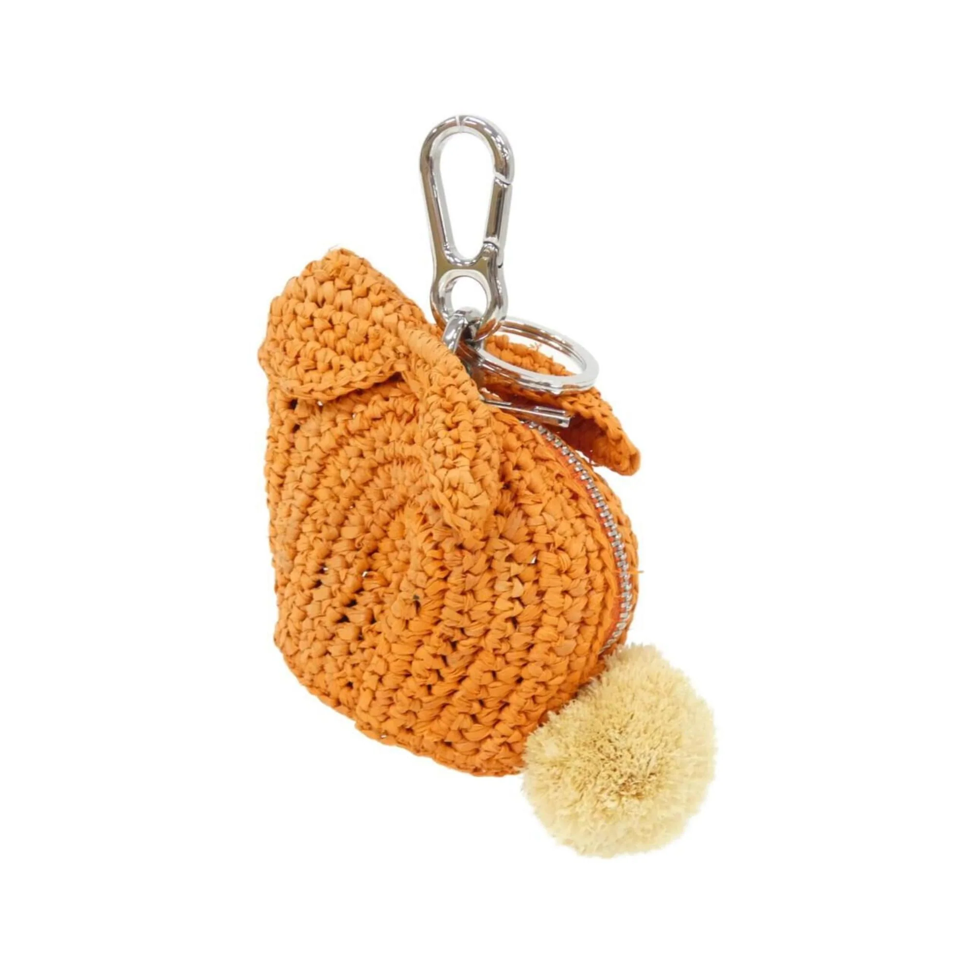 Bunny Charm Orange Handbag Charm