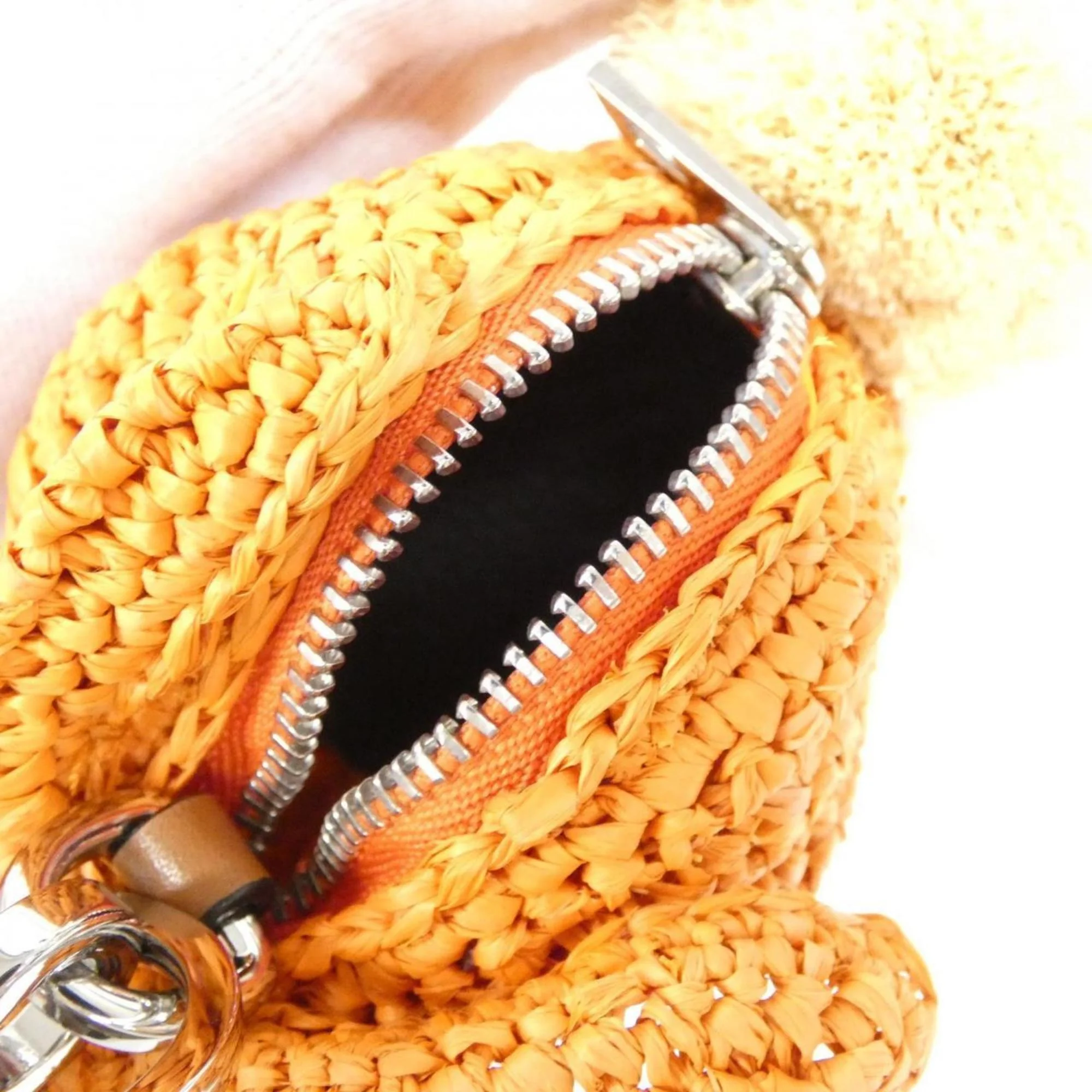 Bunny Charm Orange Handbag Charm - Image 6