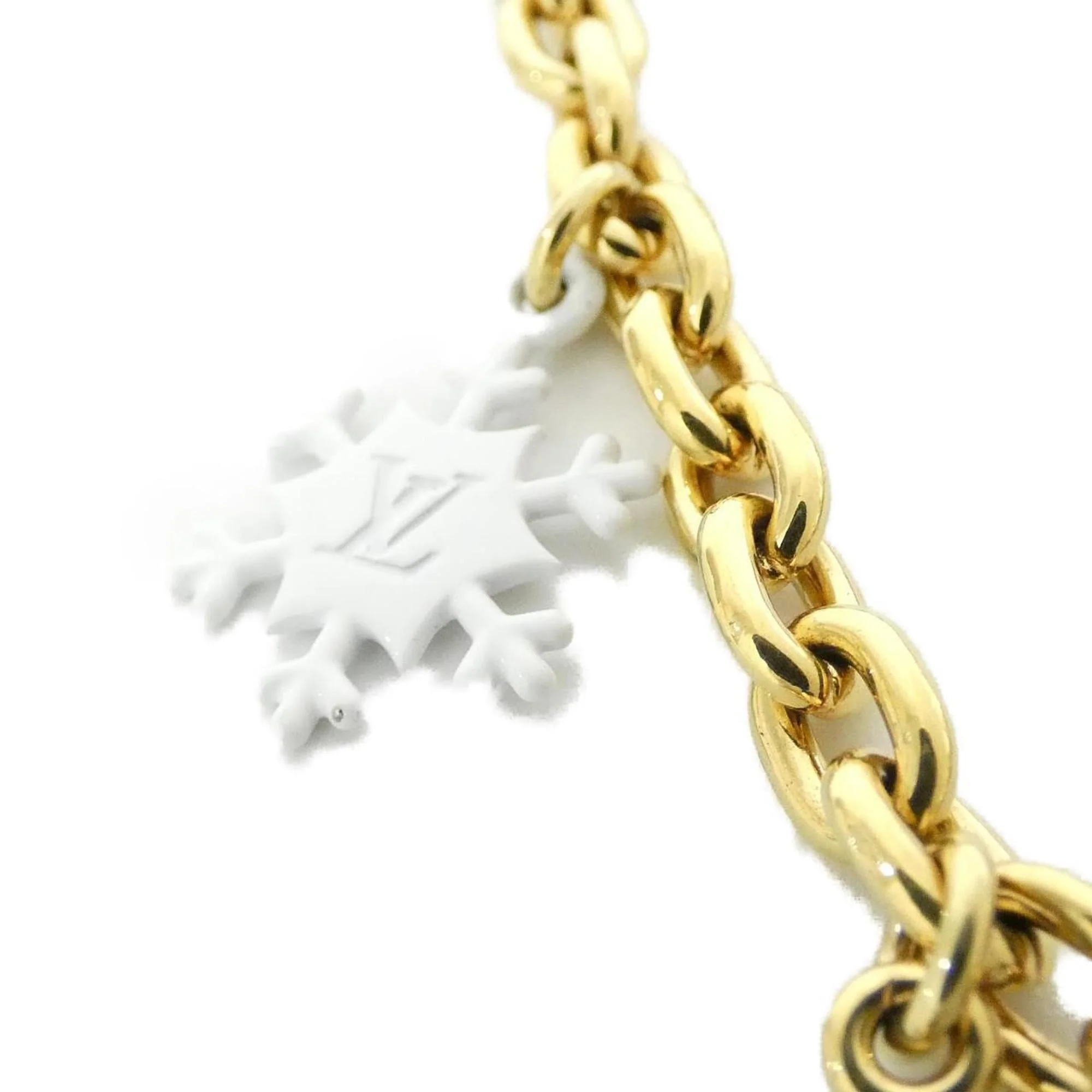 Vivienne Ice Skate Bag Charm Blanc and Gold Handbag Charm - Image 5