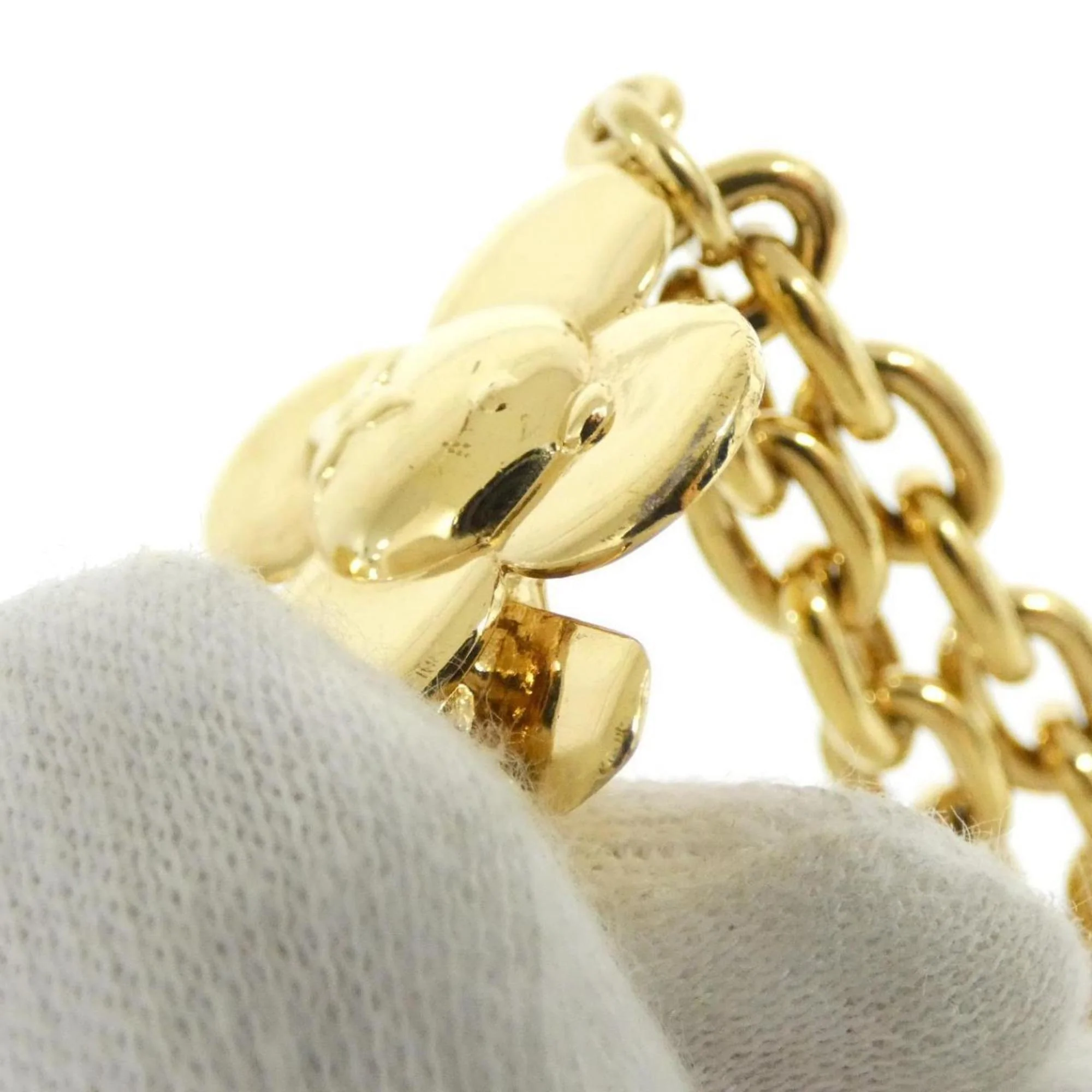 Vivienne Ice Skate Bag Charm Blanc and Gold Handbag Charm - Image 7