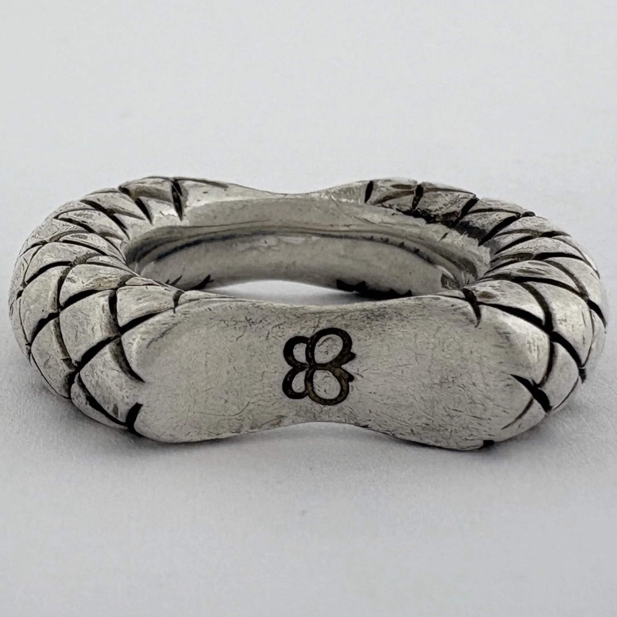 Intrecciato Ring Sterling Silver - Image 3