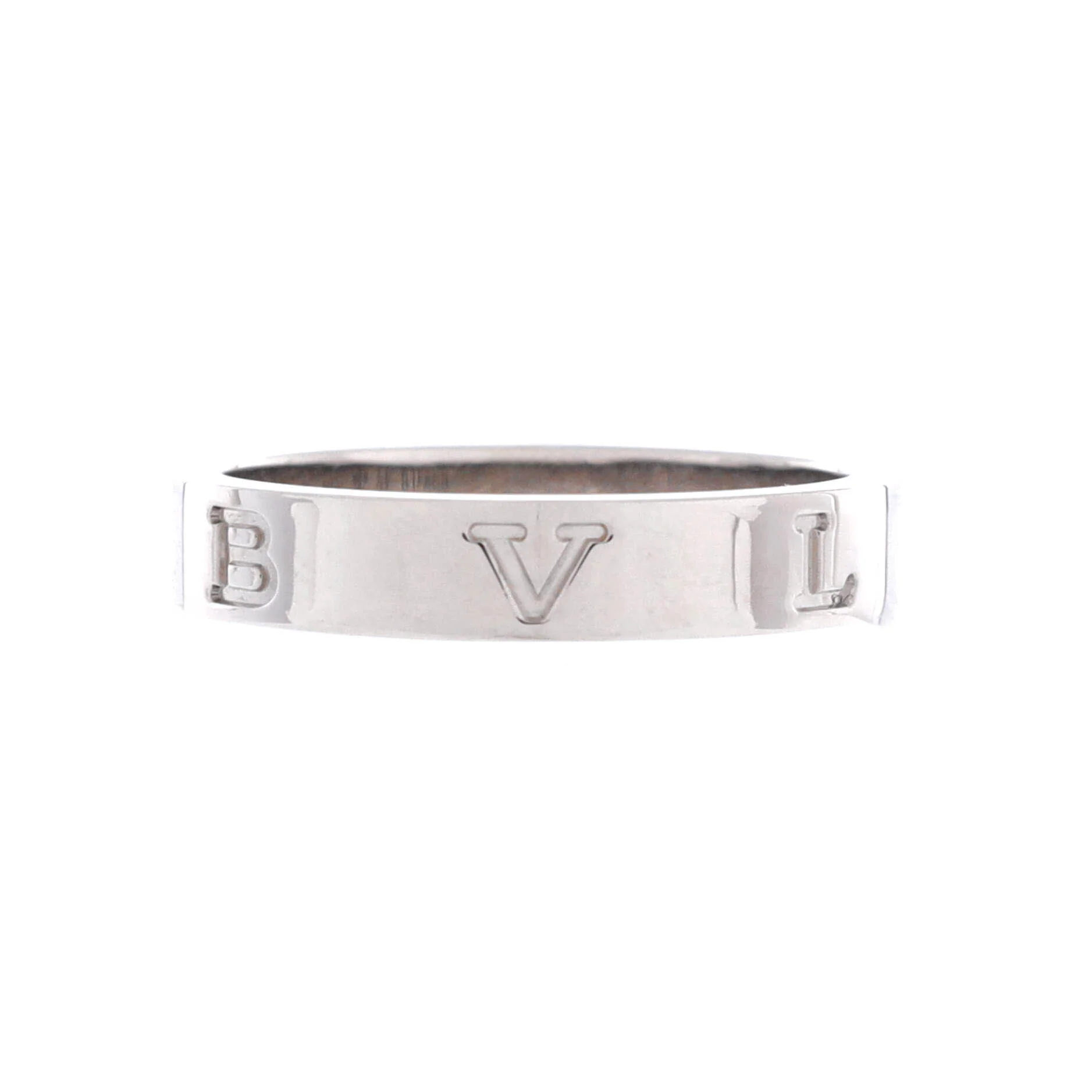 B.zero1 Logo Ring 18K White Gold
