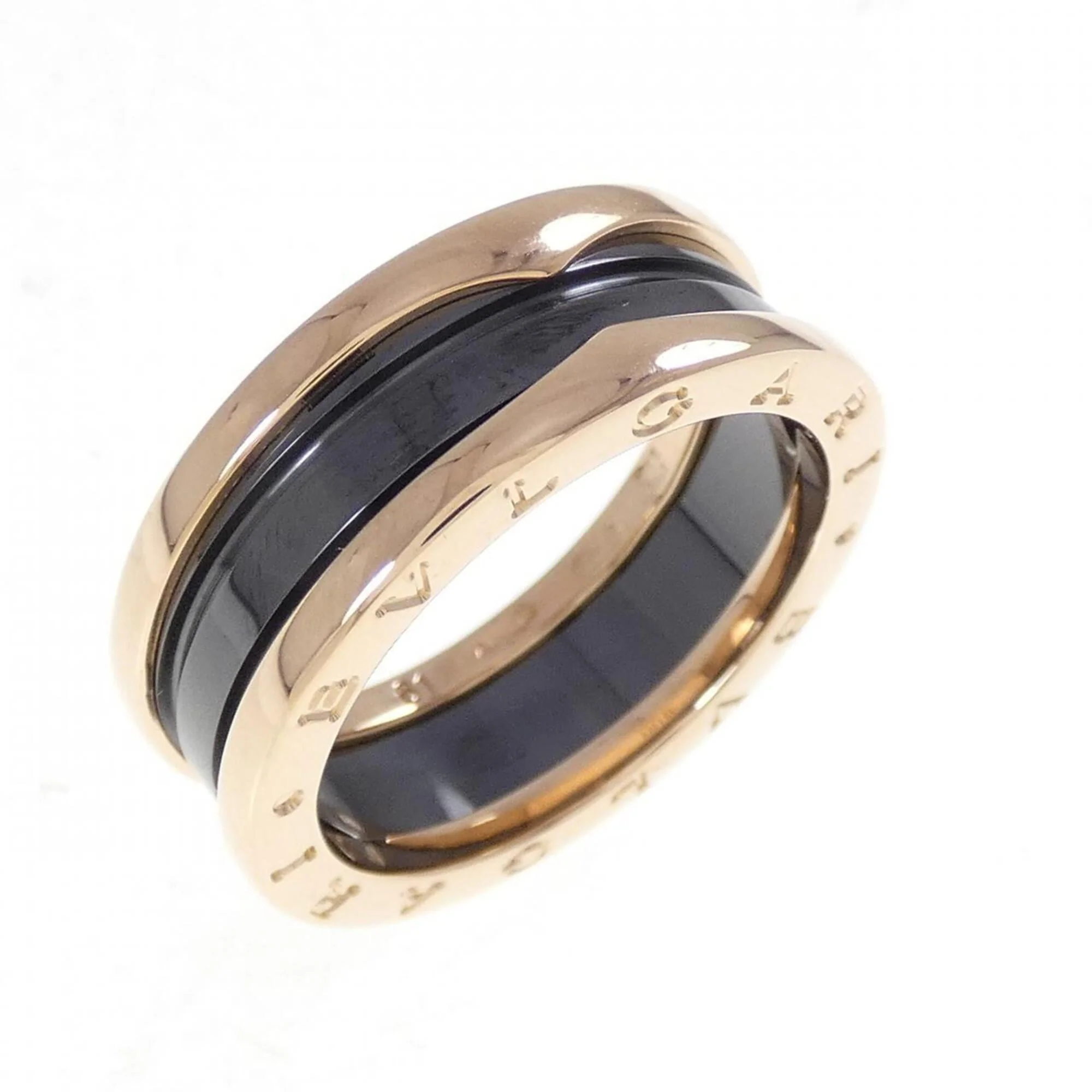 B.Zero1 Ring 18K Rose Gold and Ceramic