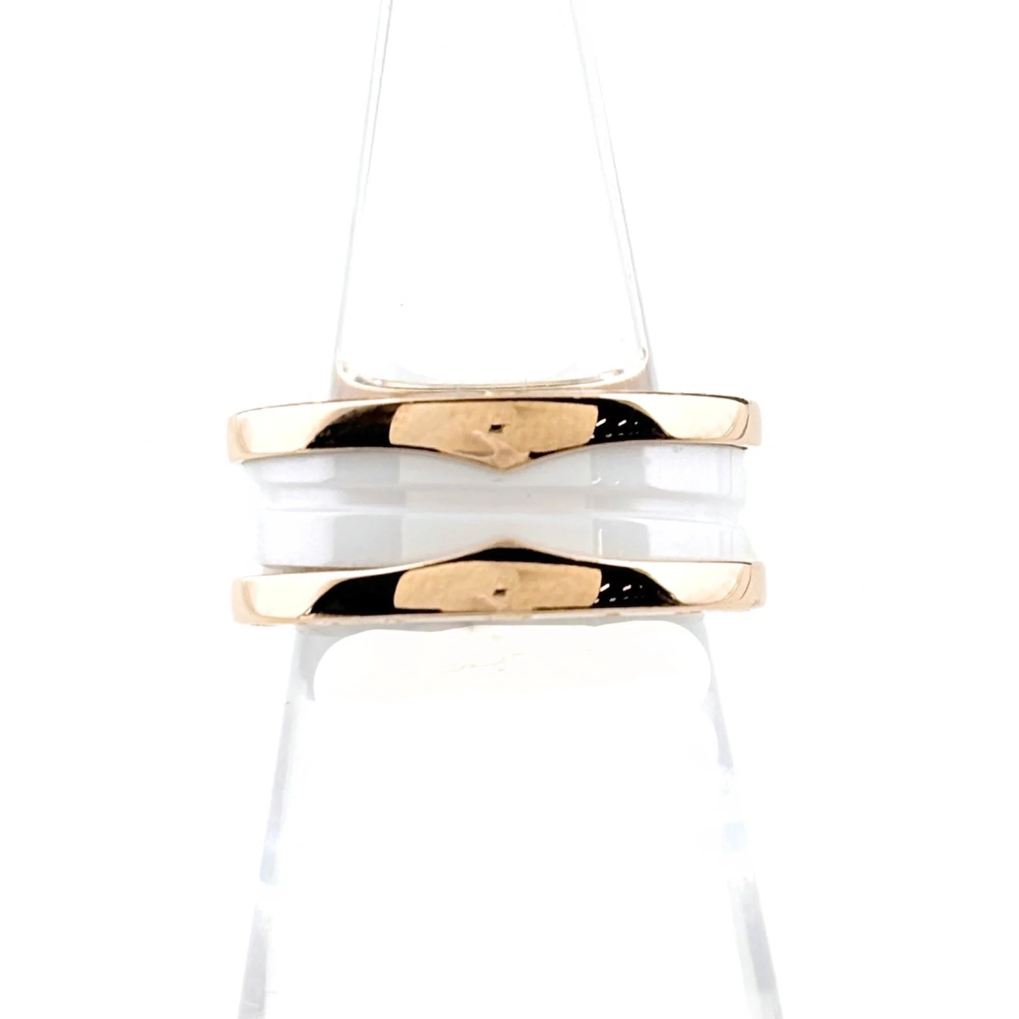 B.Zero1 Ring 18K Rose Gold and Ceramic