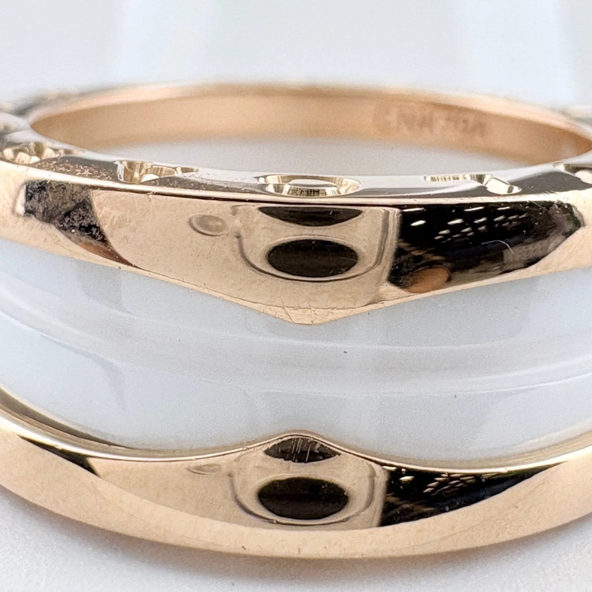 B.Zero1 Ring 18K Rose Gold and Ceramic - Image 2
