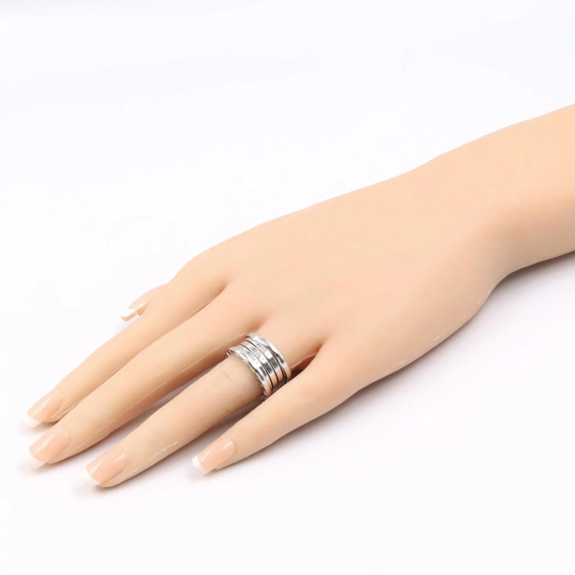 B.Zero1 Ring 18K White Gold and Sterling Silver - Image 8