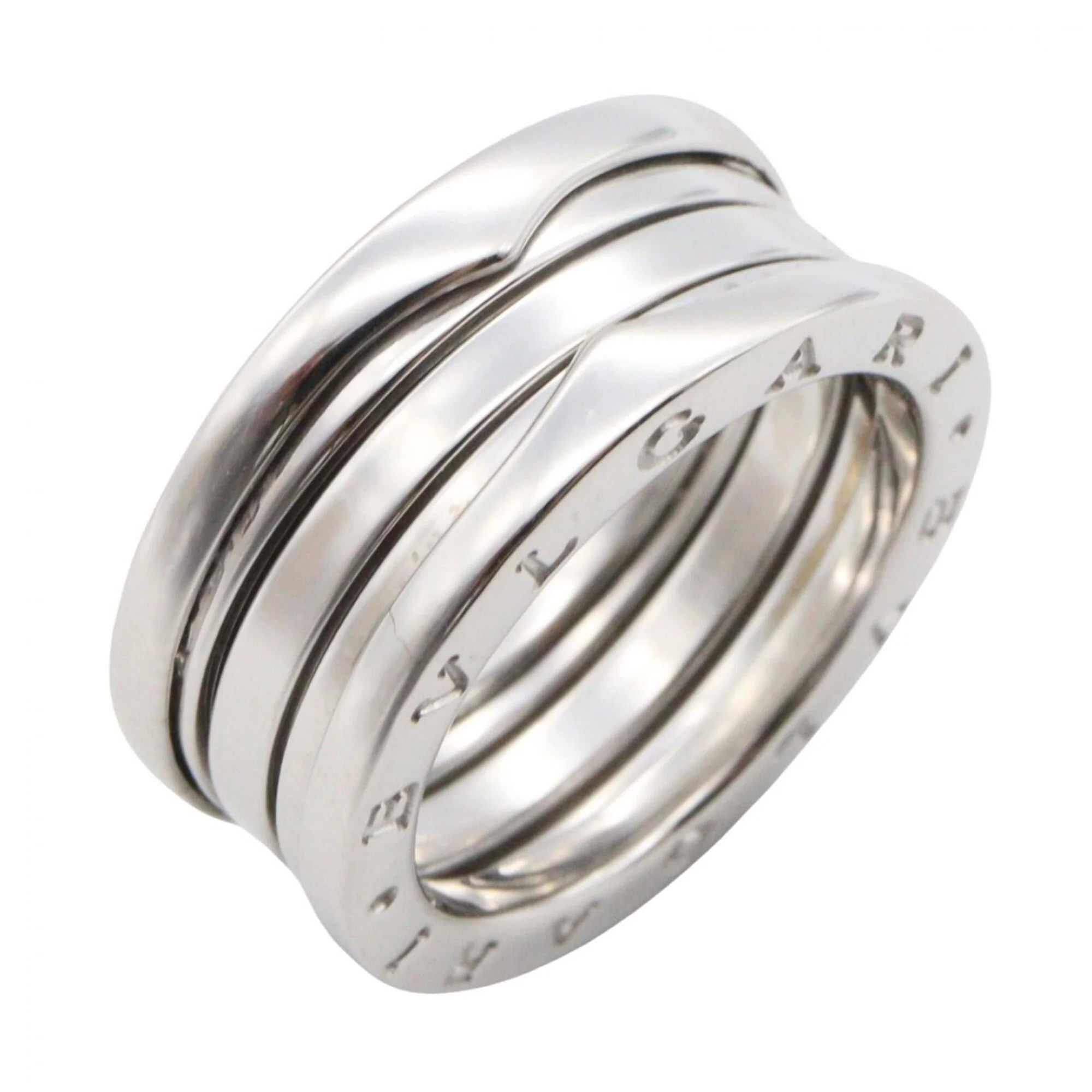 B.Zero1 Ring 18K White Gold and Sterling Silver