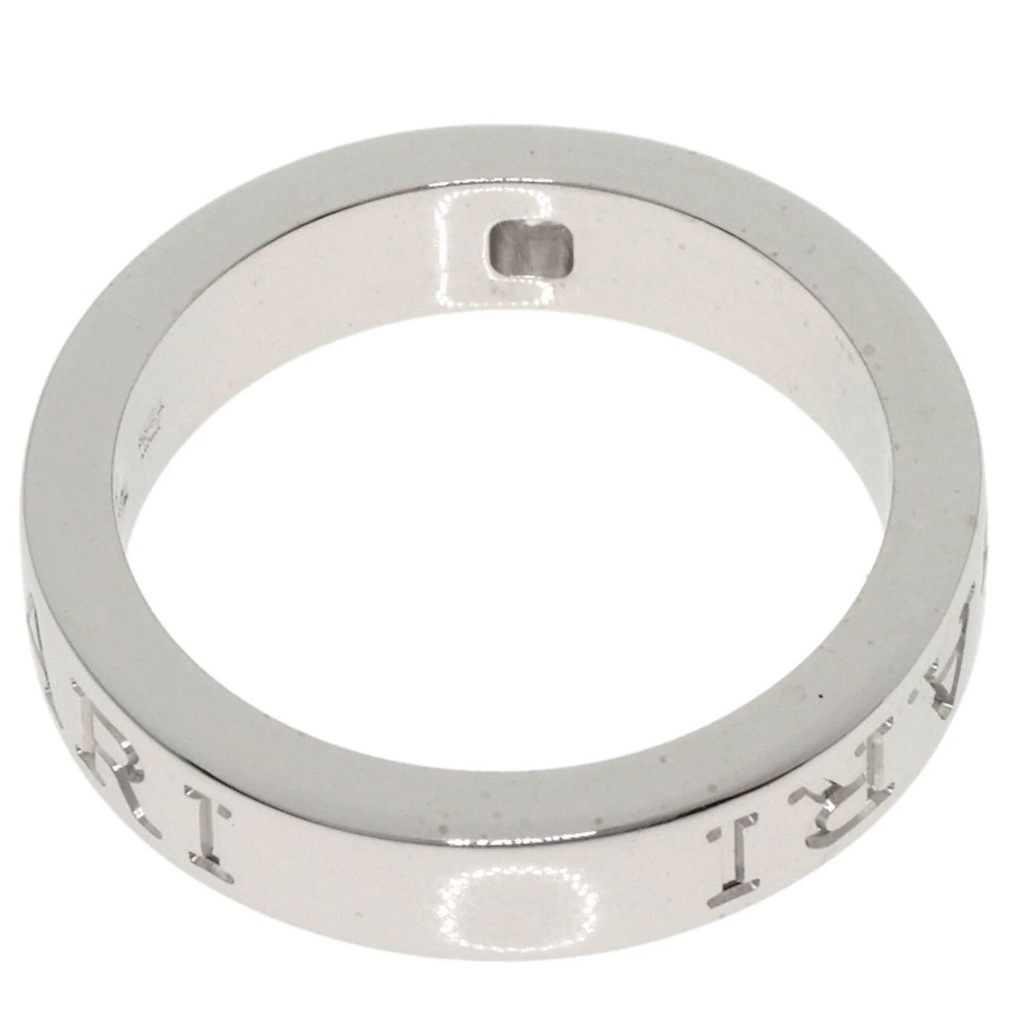 Double Ring 18K White Gold with Diamond - Image 4