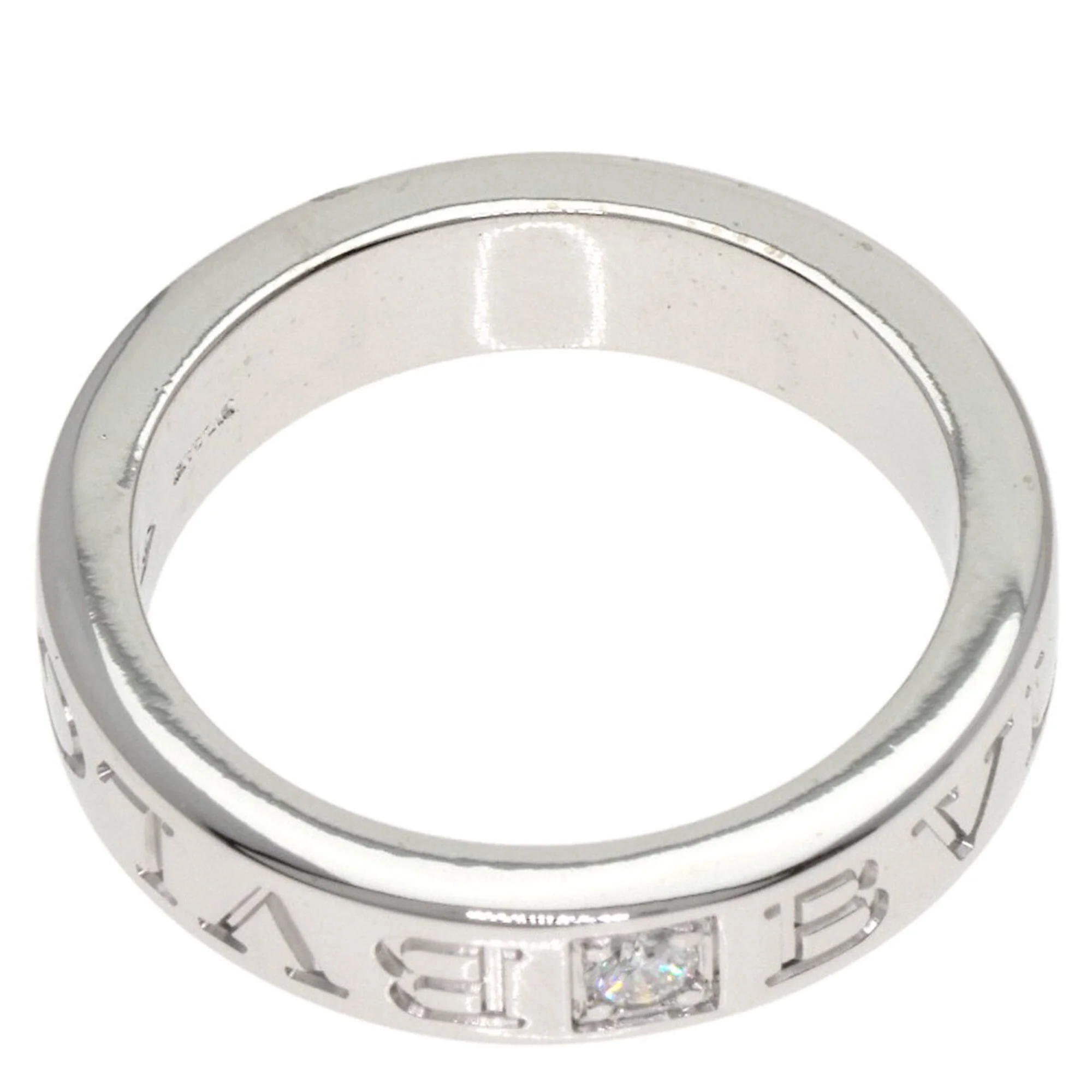 Double Ring 18K White Gold with Diamond - Image 7