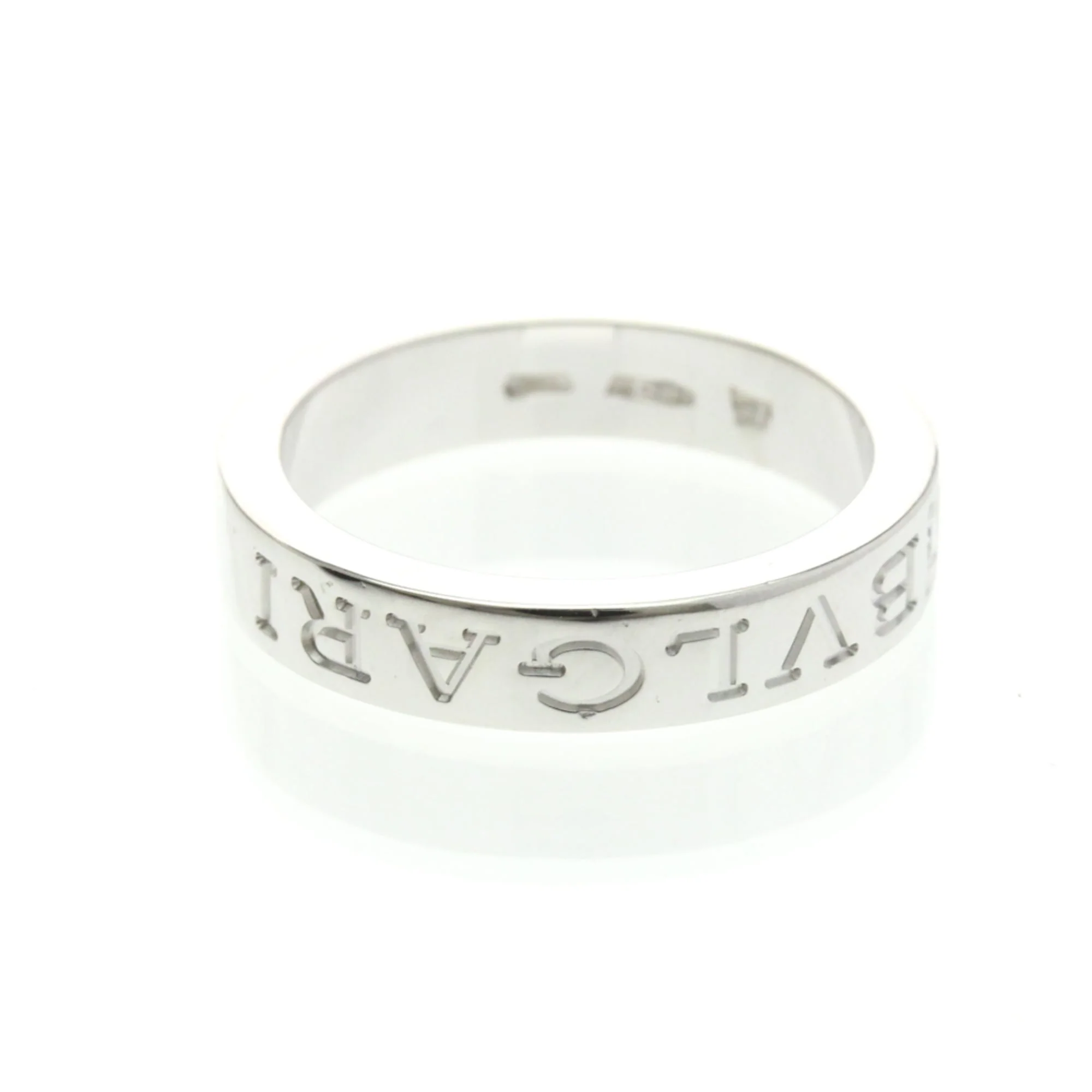 One Band Ring 18K White Gold with Diamond - Image 4