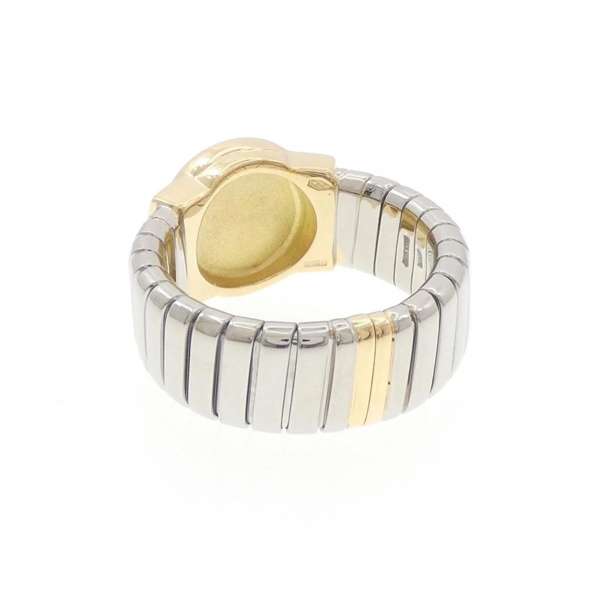 One Band Ring Stainless Steel and 18K Yellow Gold - Image 3