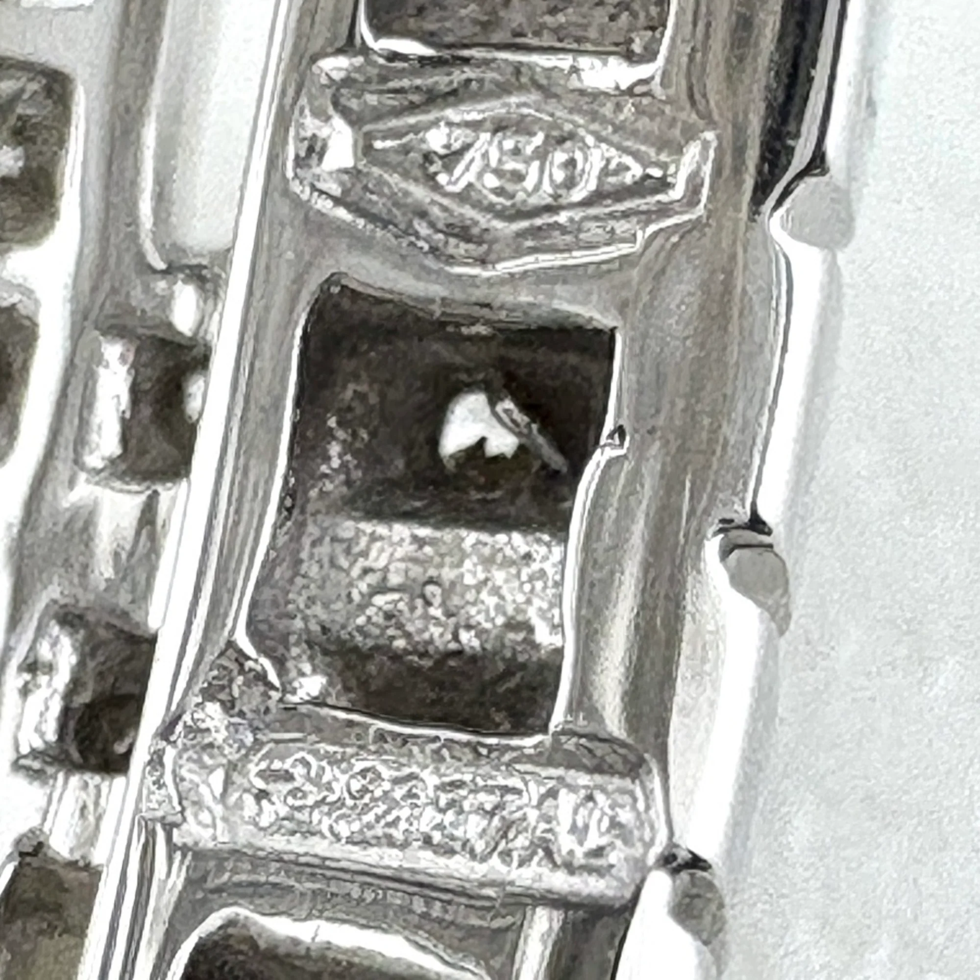 Parentesi Band Ring with Diamond - Image 4