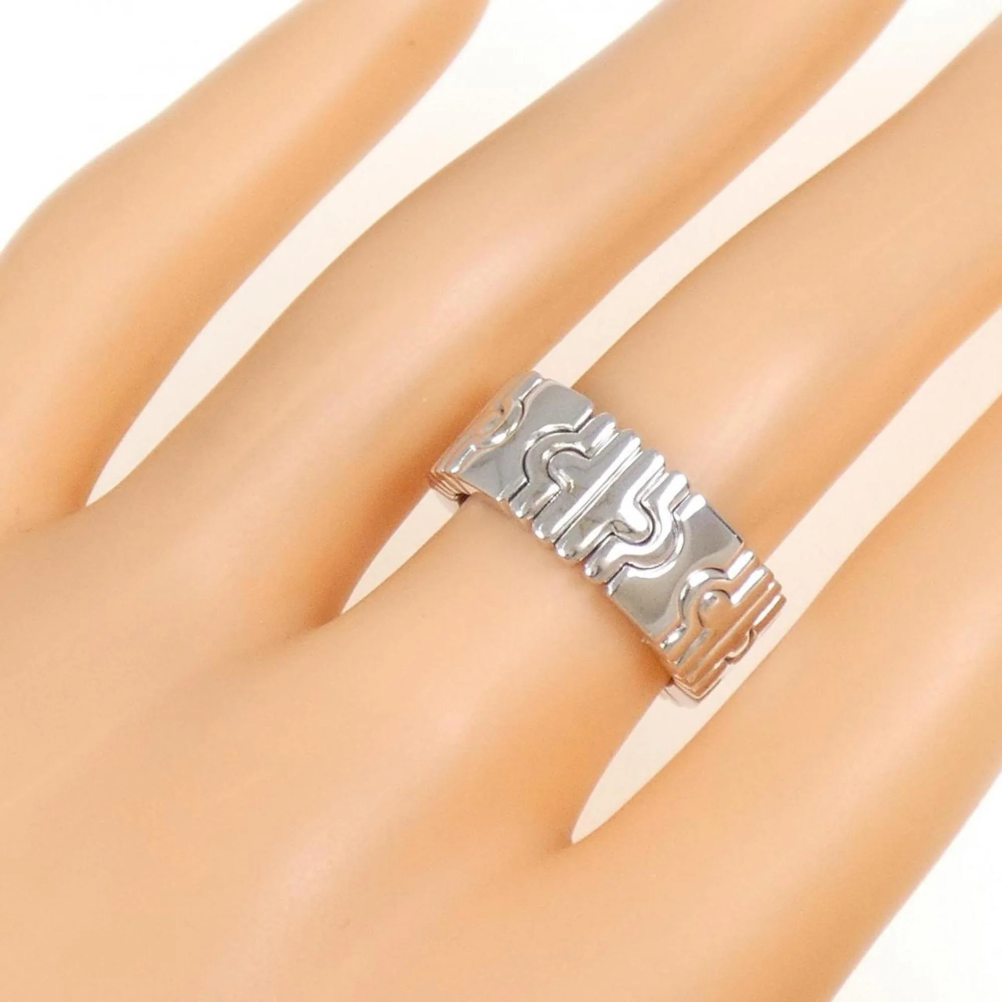 Parenthesis Ring 18K White Gold - Image 4