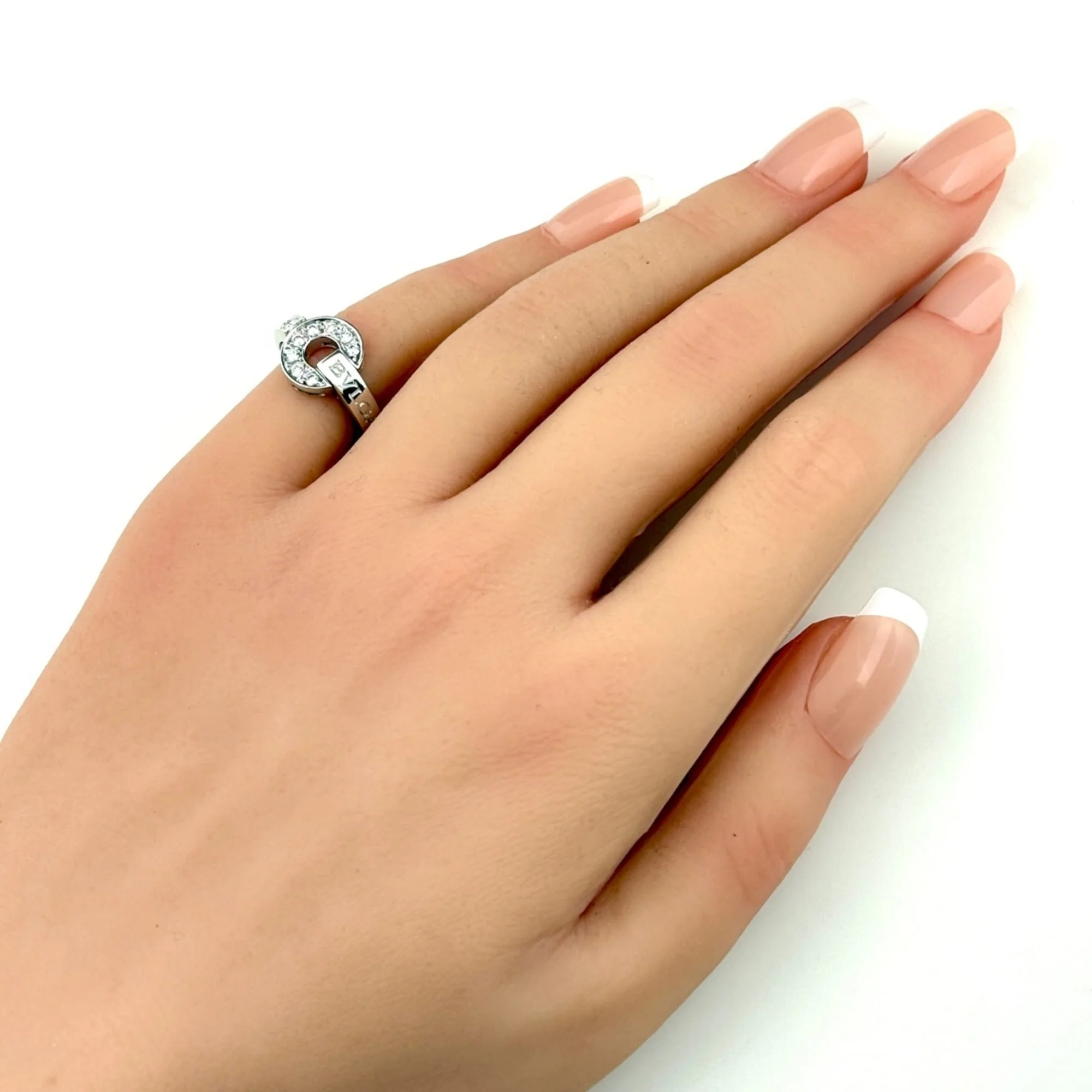 Ring 18K White Gold With Diamond - Image 3