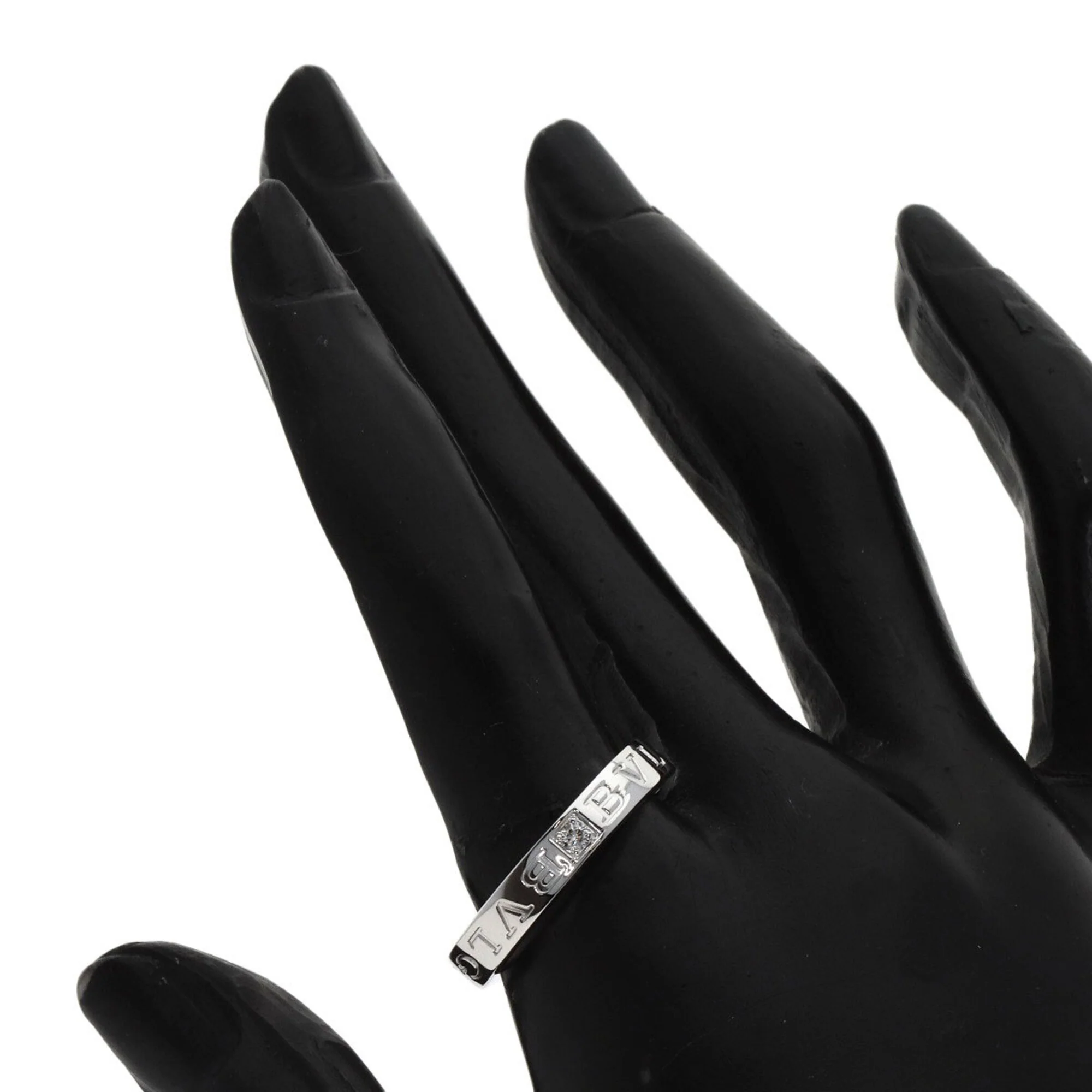 Ring 18K White Gold with Diamond - Image 6