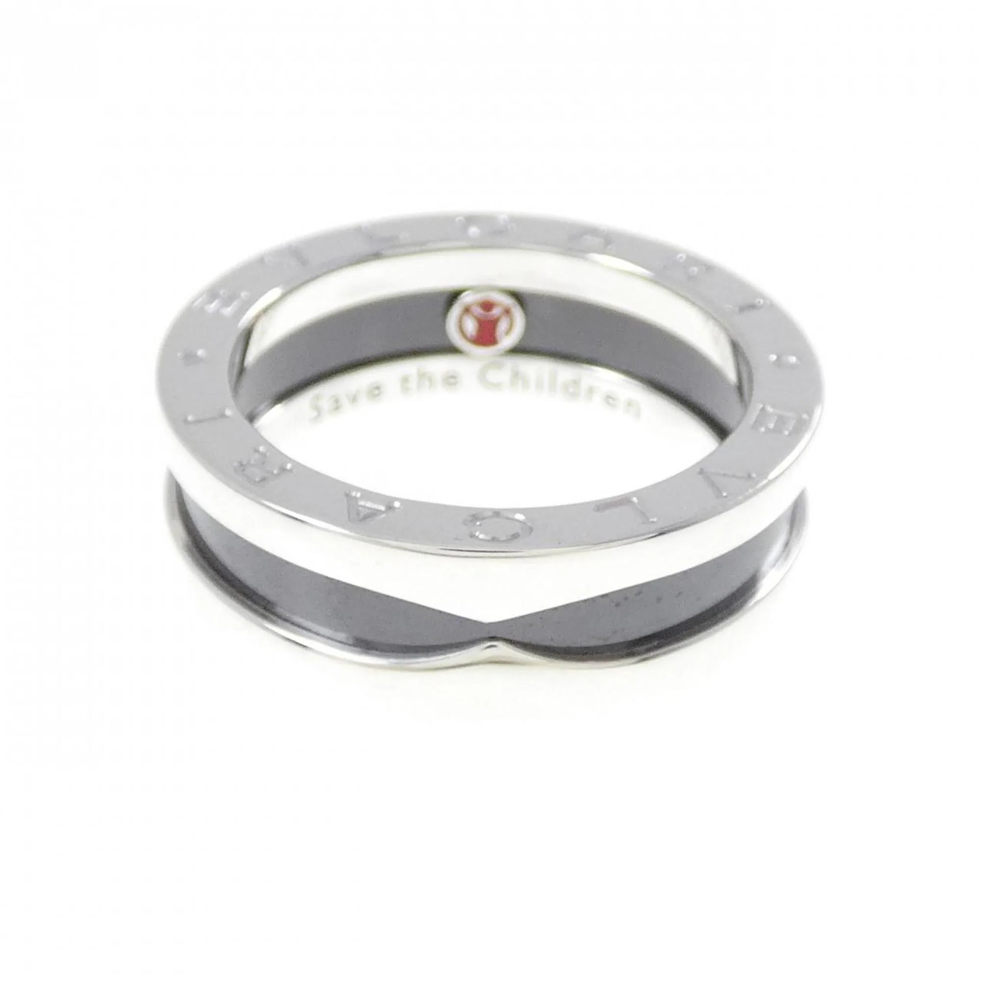 Save The Children Ring Ceramic and Sterling Silver - Image 2