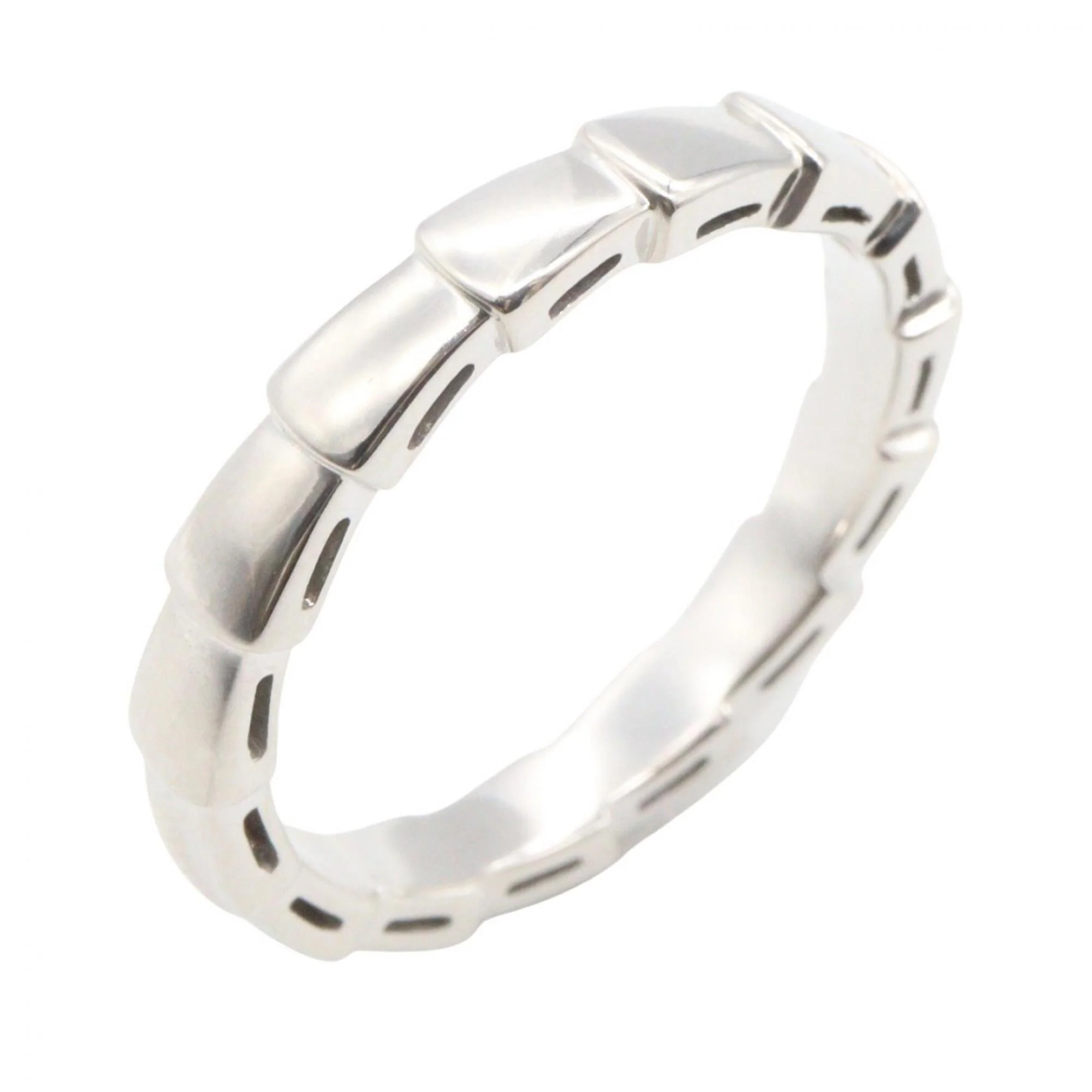 Serpenti Viper Ring 18K White Gold