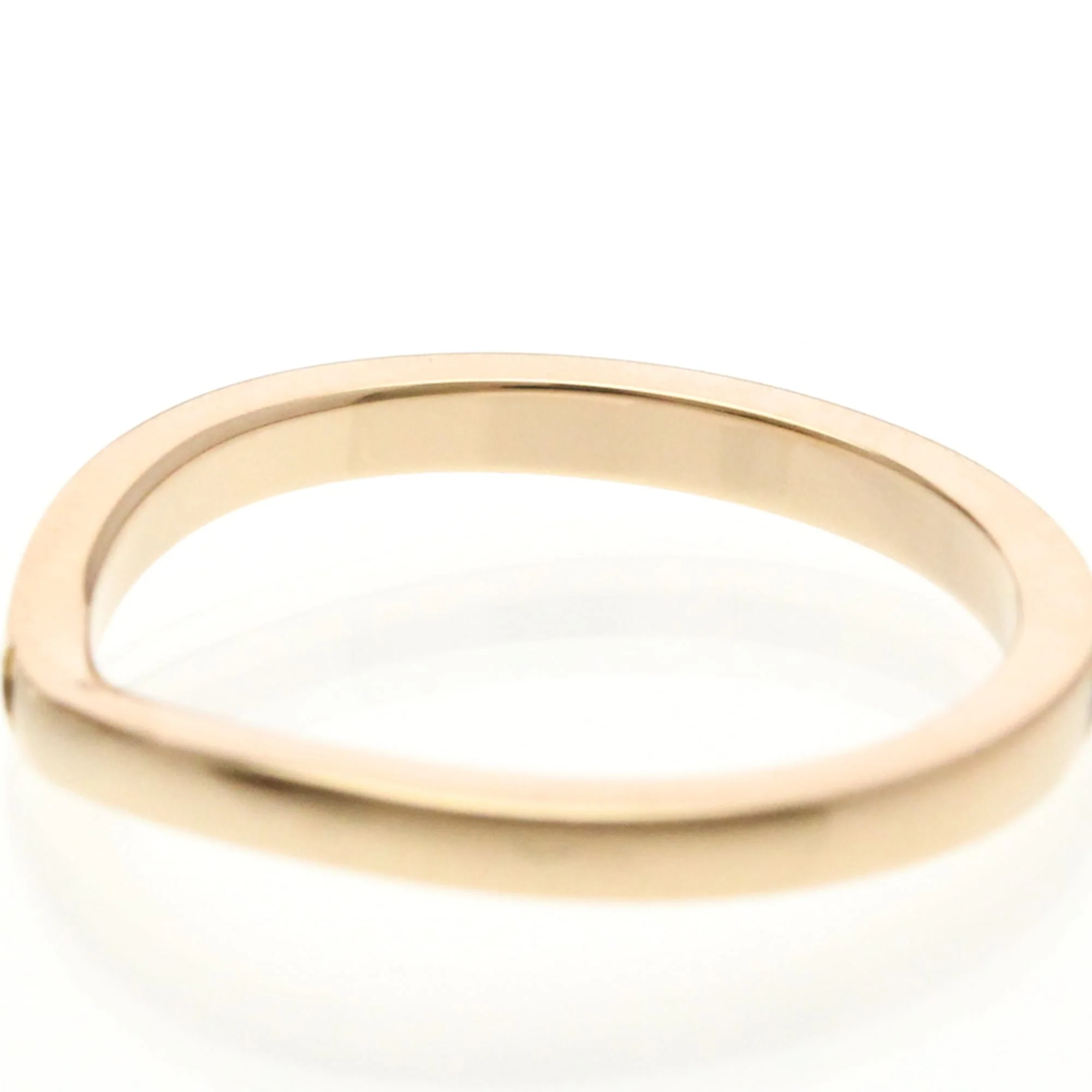 Band Ring 18K Rose Gold With Diamond - Image 8