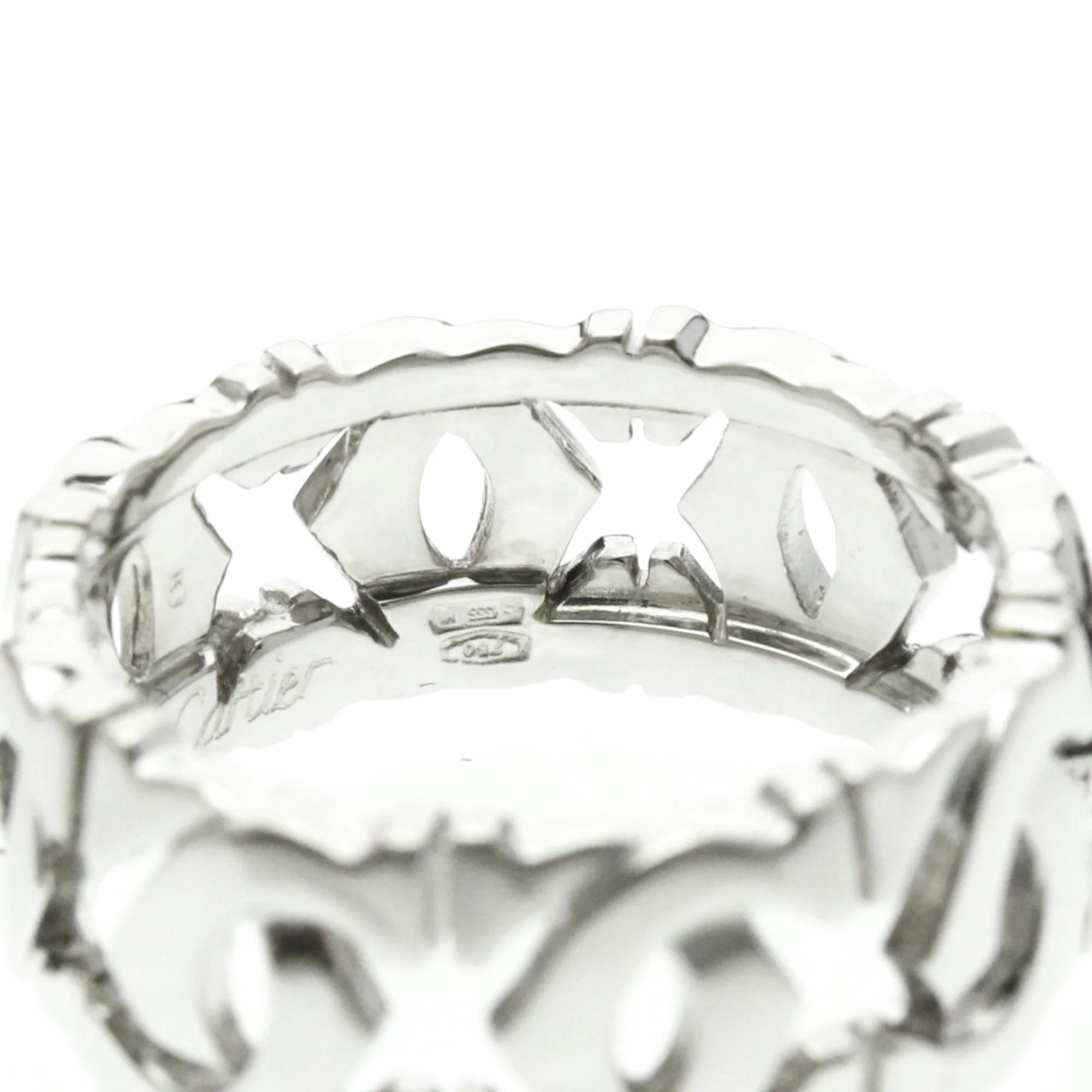 Band Ring 18K White Gold - Image 8